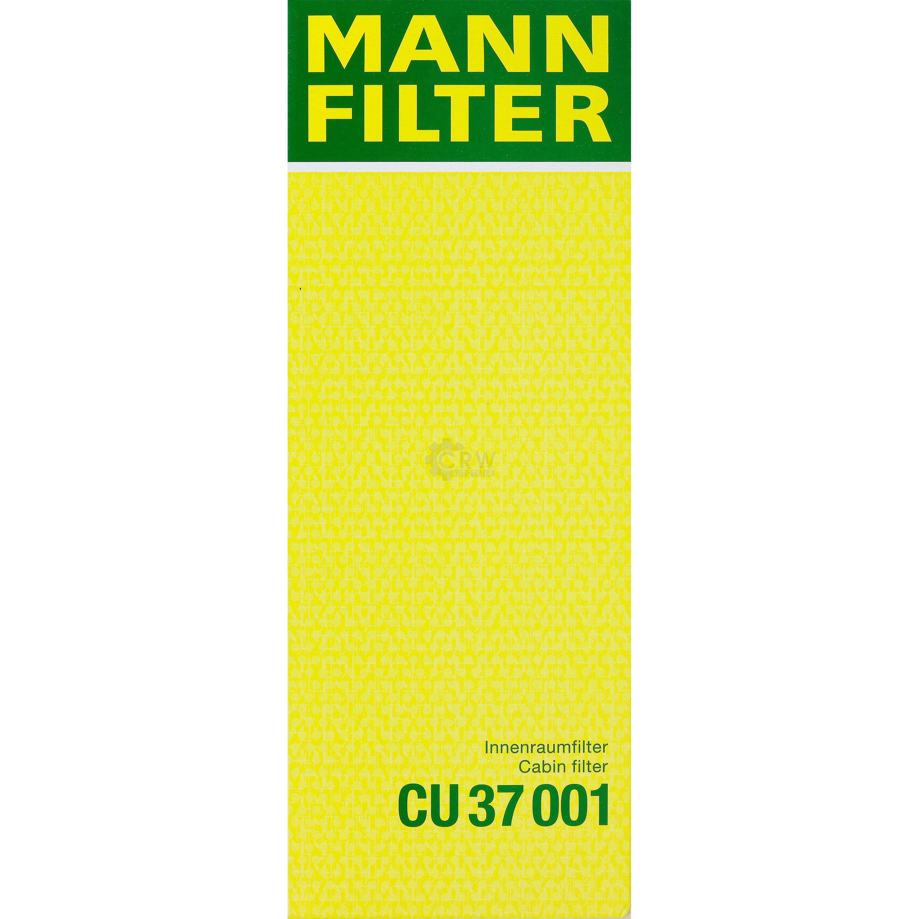 MANN-FILTER Filter Innenraumluft CU 37 001