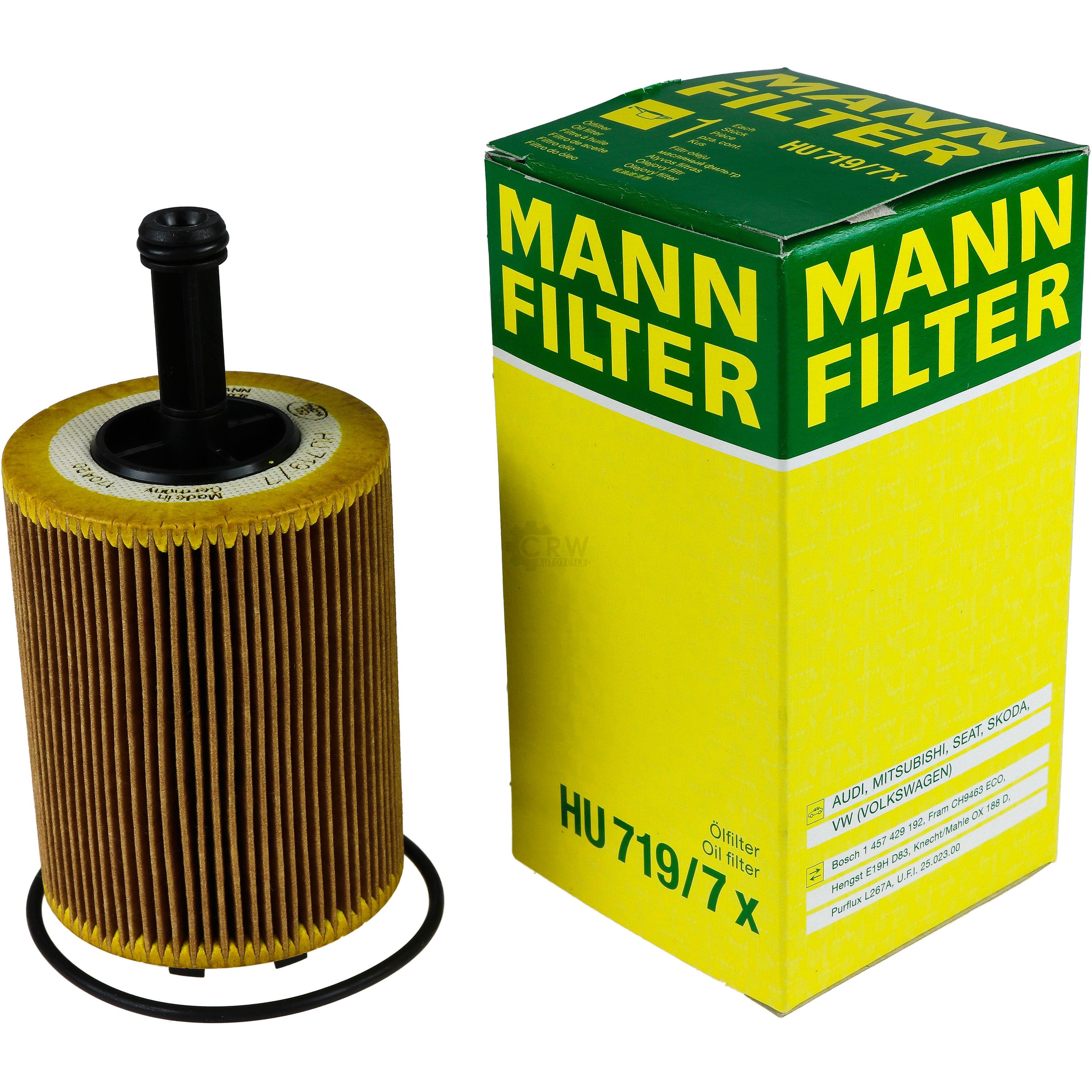 MANN-FILTER Ölfilter HU 719/7 x Oil Filter
