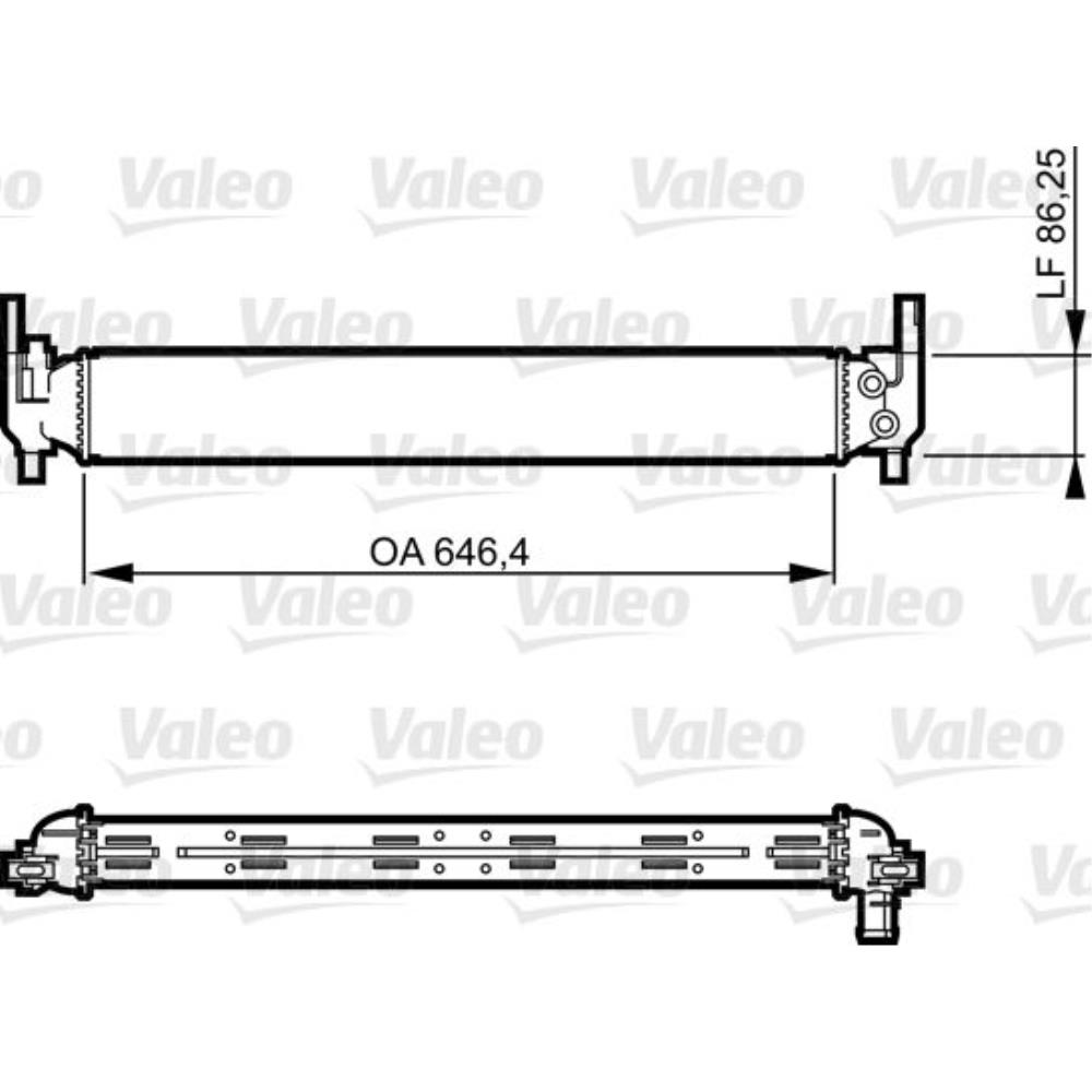 VALEO Kühler Wasserkühler Motorkühler für VW Polo 6R 6C 1.2 TSI 16V