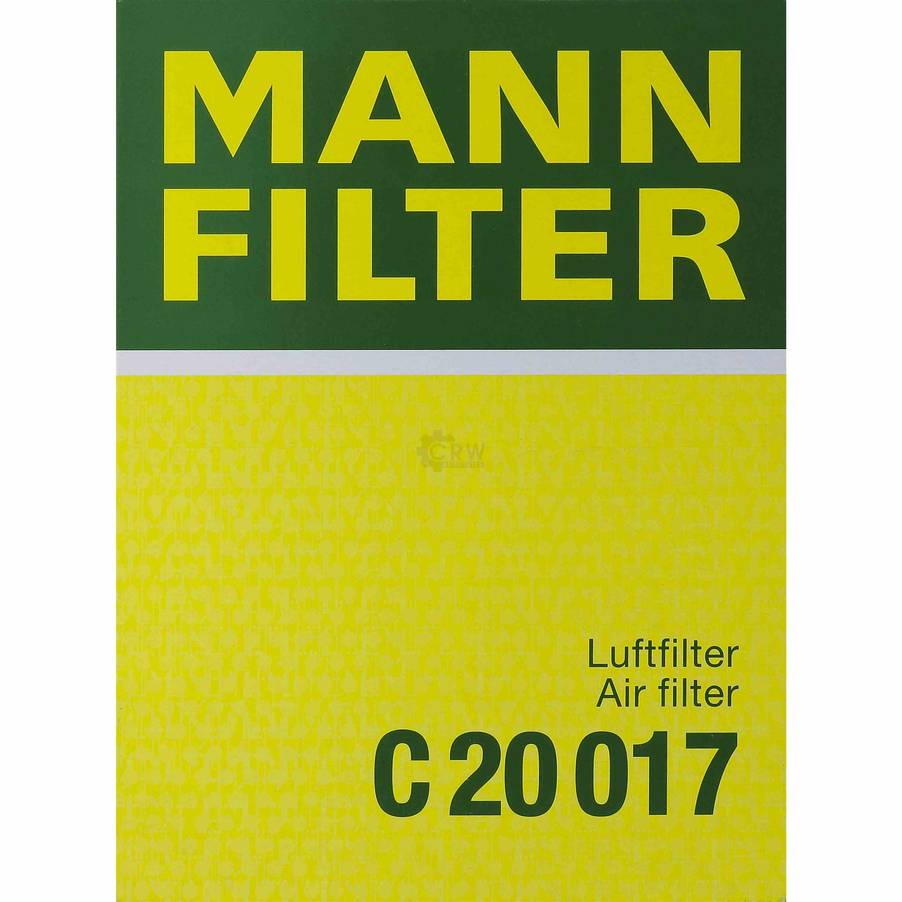 MANN-FILTER Luftfilter für Opel Karl C16 1.0