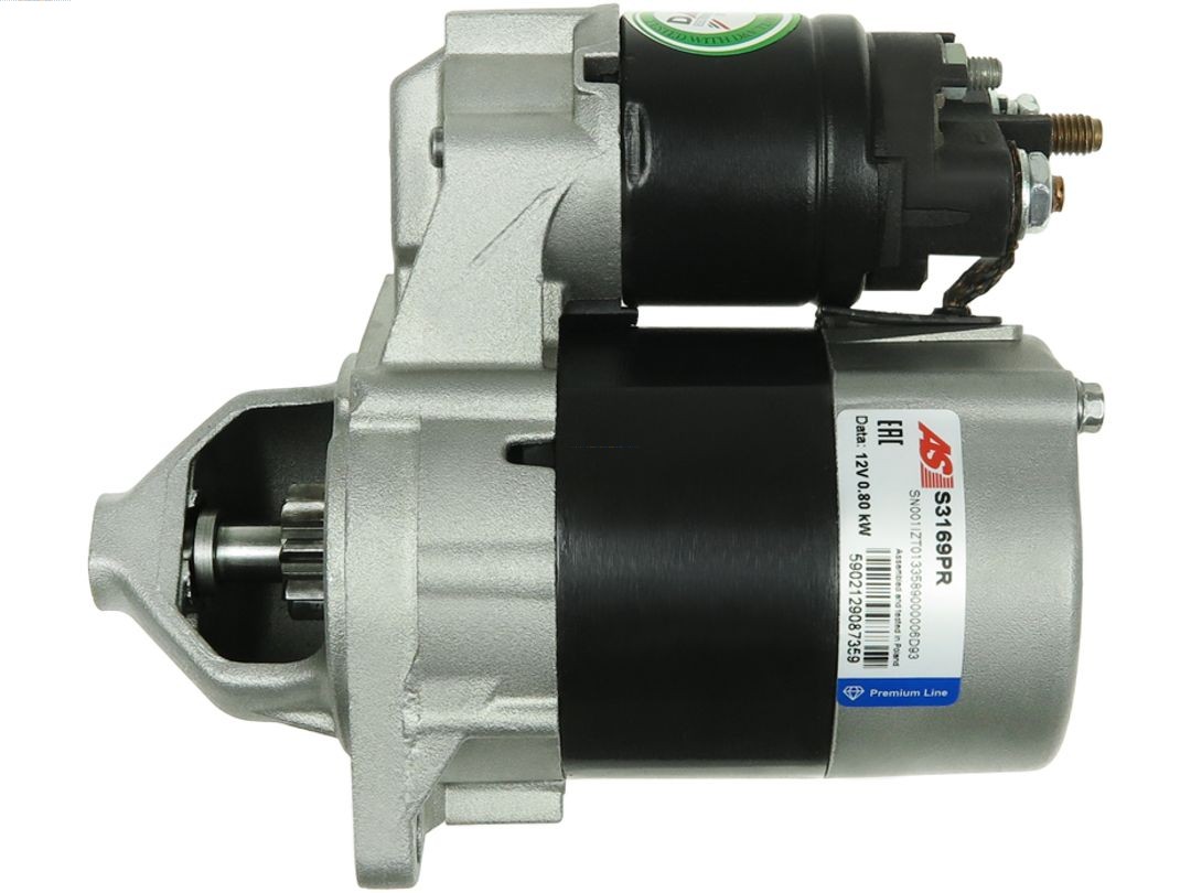 AS-PL Anlasser Starter 0.80kW für Mercedes-Benz A-Klasse Vaneo S3169PR