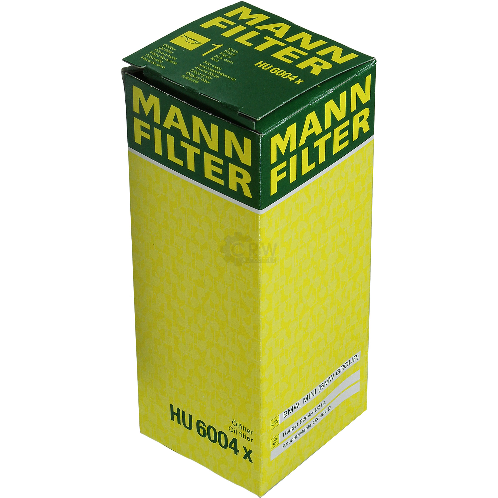 MANN-FILTER Ölfilter HU 6004 x Oil Filter