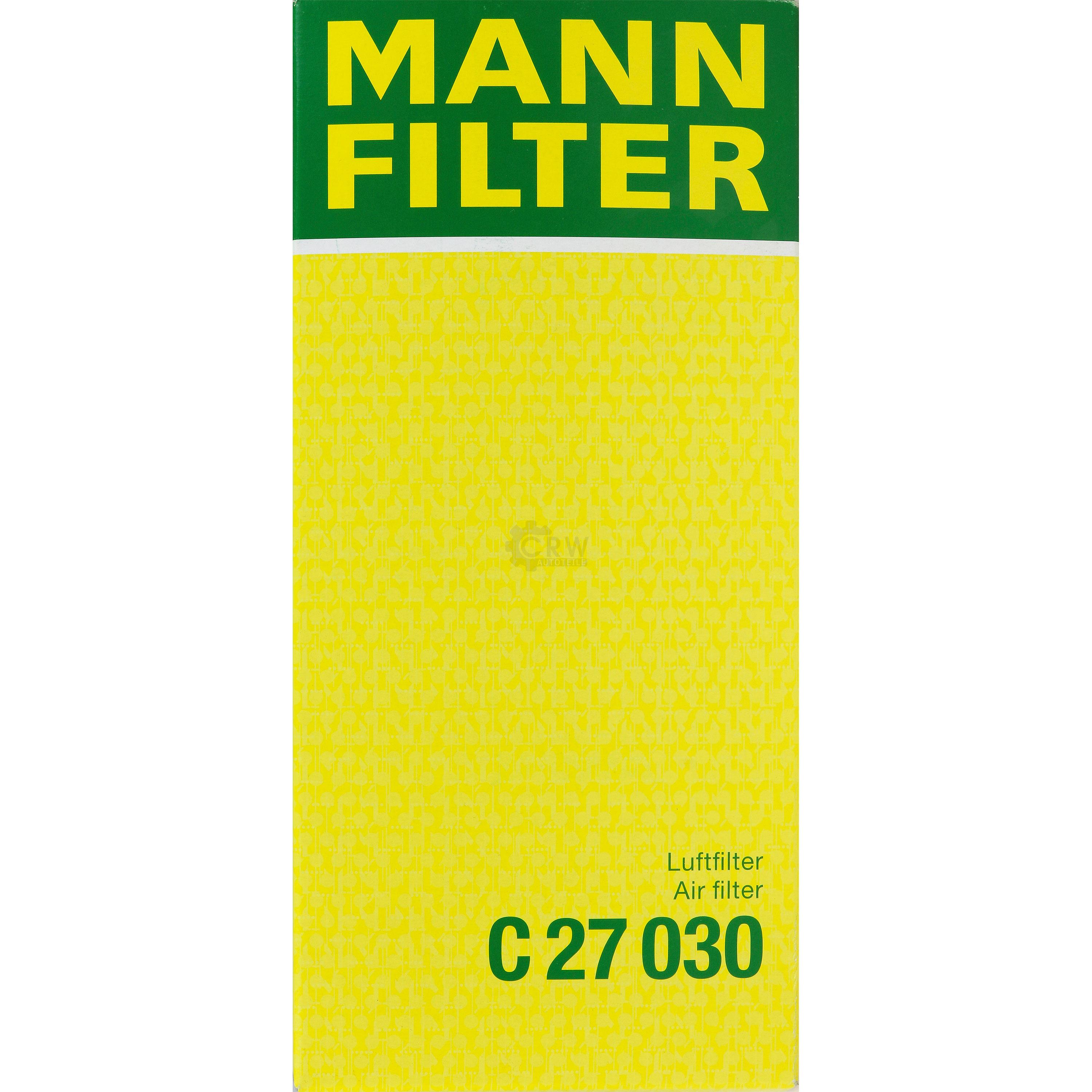 MANN-FILTER Luftfilter für Dacia Sandero II Logan MCV KE_ 1.6 1.3 TCe 130 JS_
