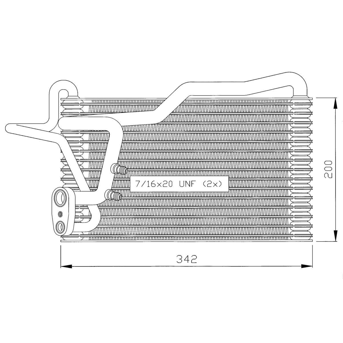 NRF Verdampfer Klimaanlage für Audi Cabriolet 2.3 E 80