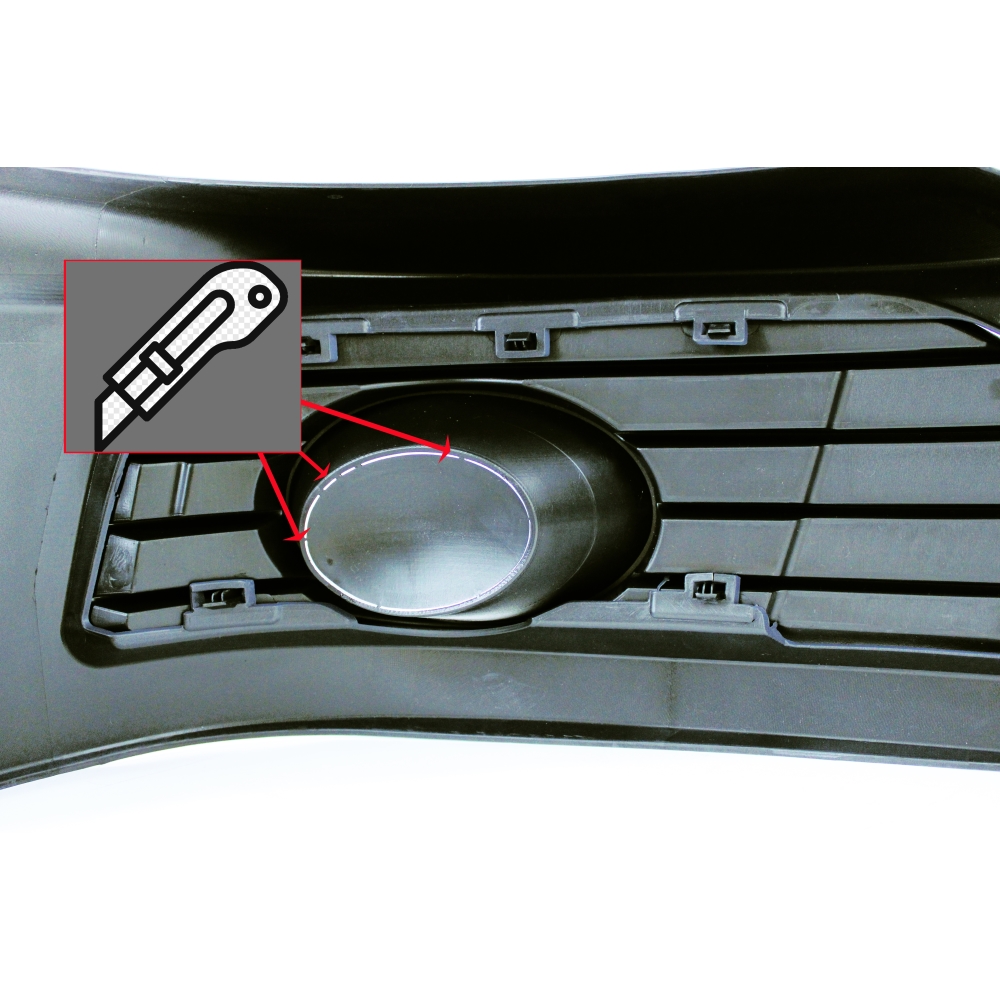 JOM Frontspoilerlippe Spoiler Splitter vorne für VW T5 Facelift mit ABE