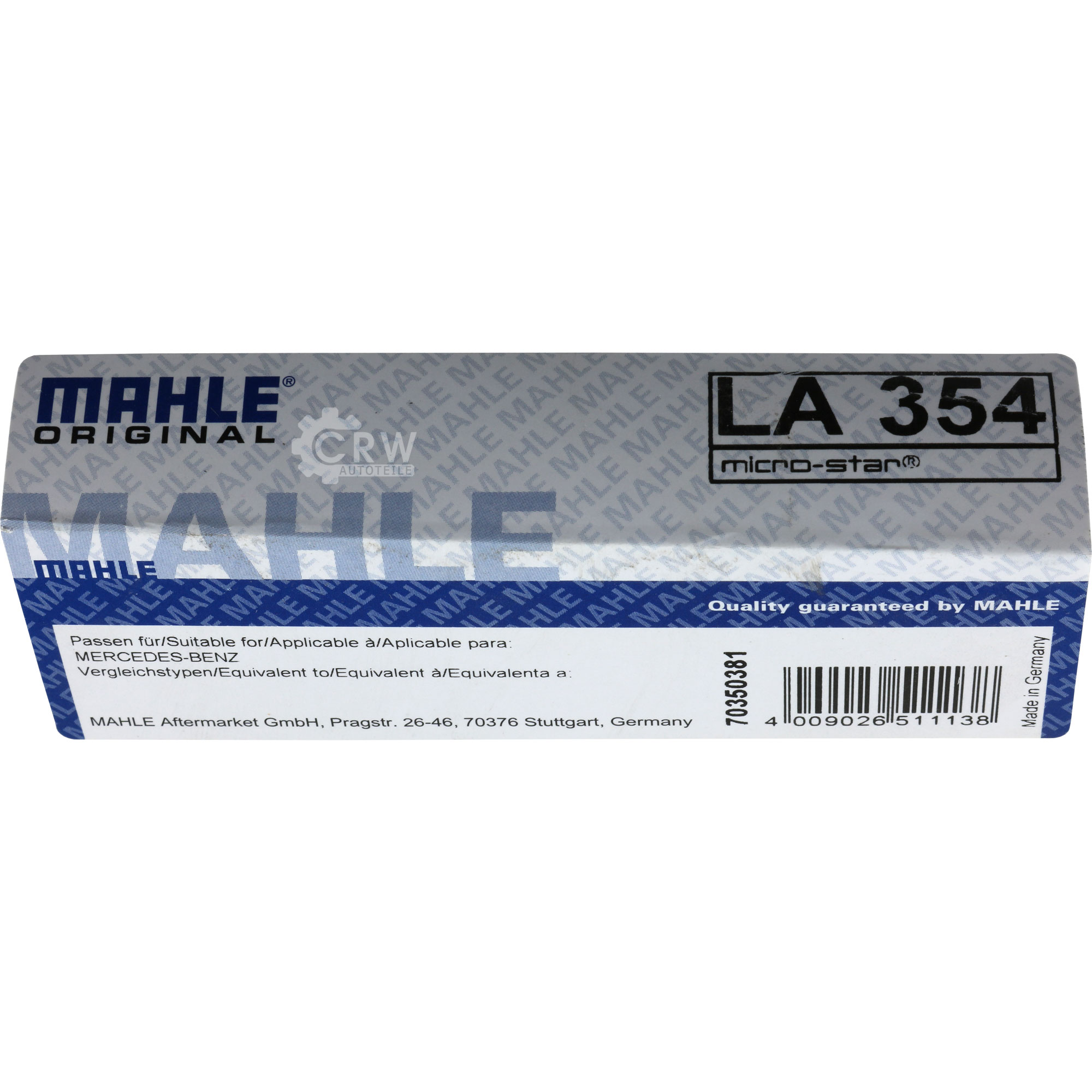 KNECHT Filter, Innenraumluft LA 354