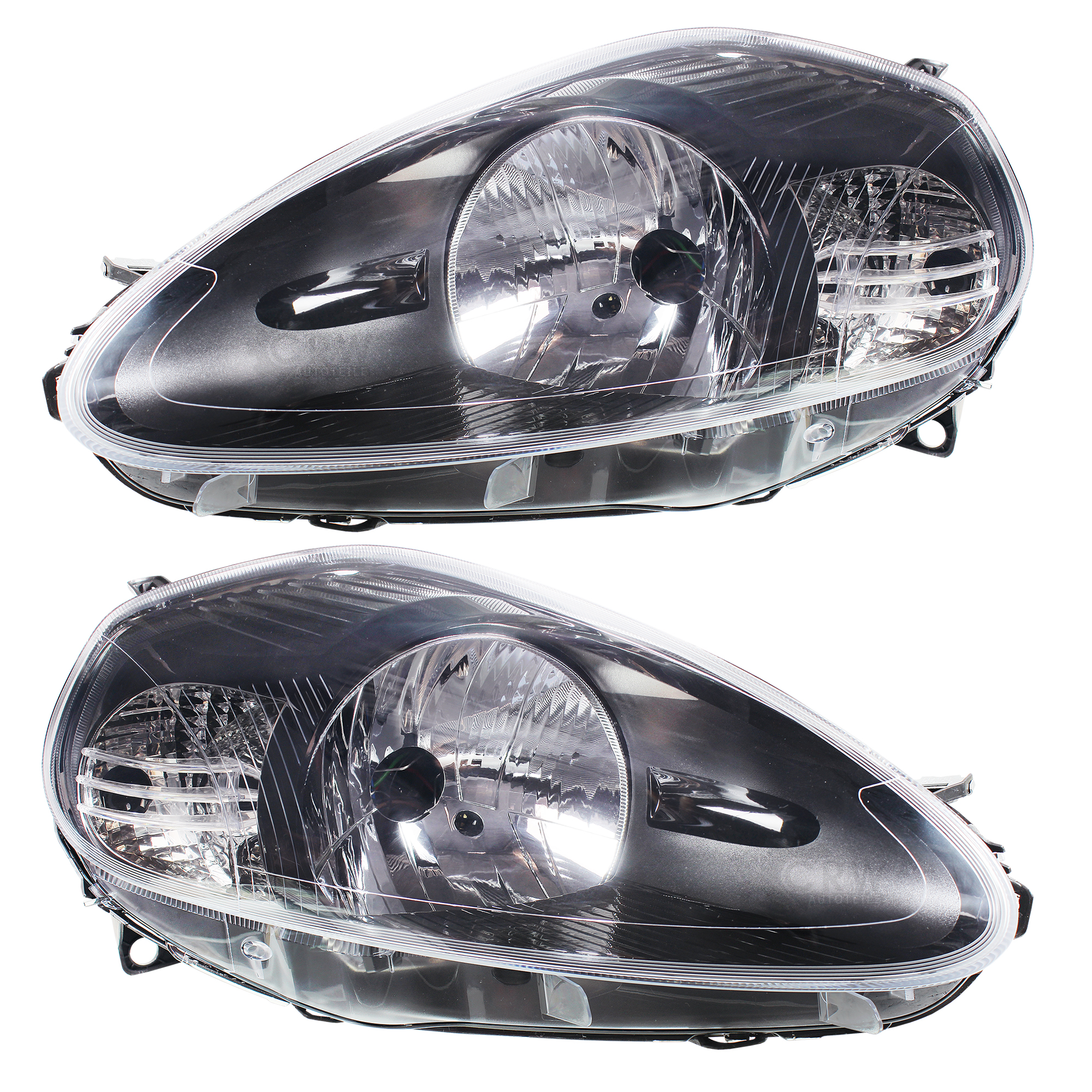 Scheinwerfer Set für Fiat Grande Punto Bj. 09/05-11/08 inkl. Motor H4 1335440