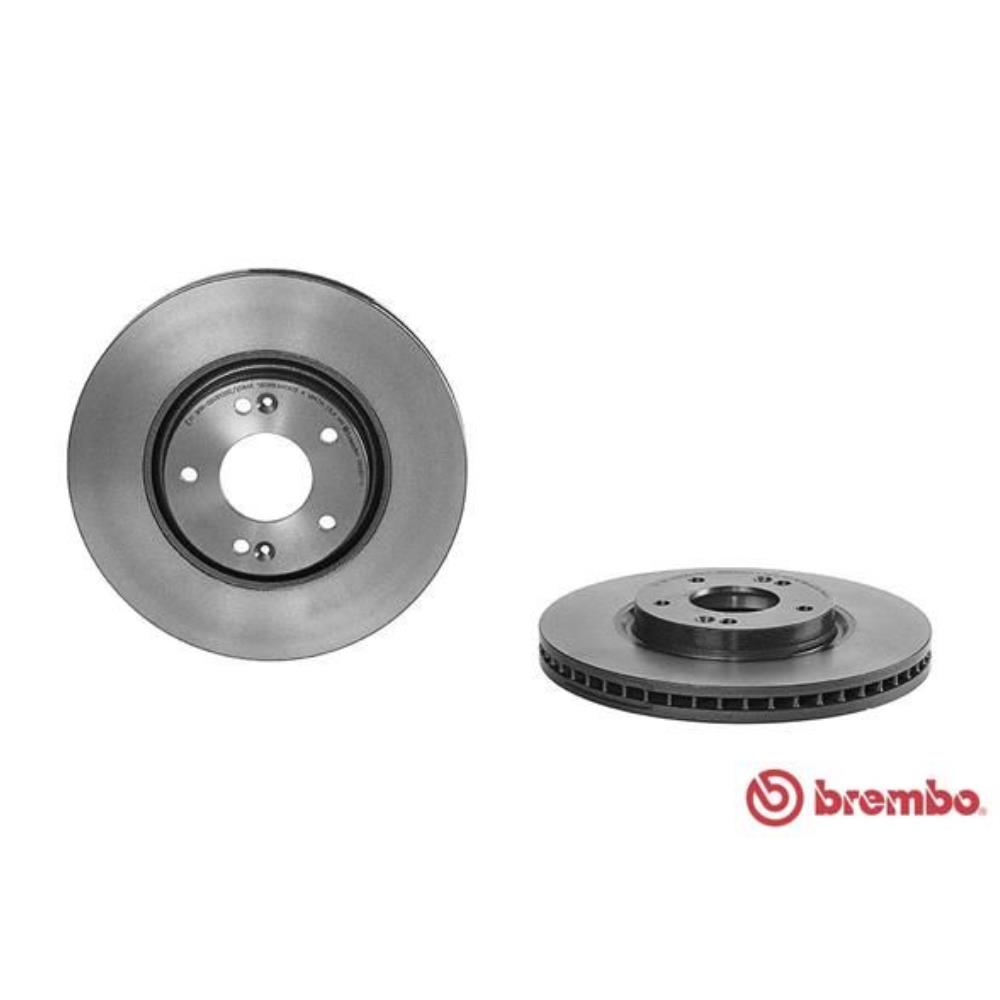 BREMBO Satz Bremsen Bremsscheiben belüftet vorne + Bremsbeläge für KIA Sportage