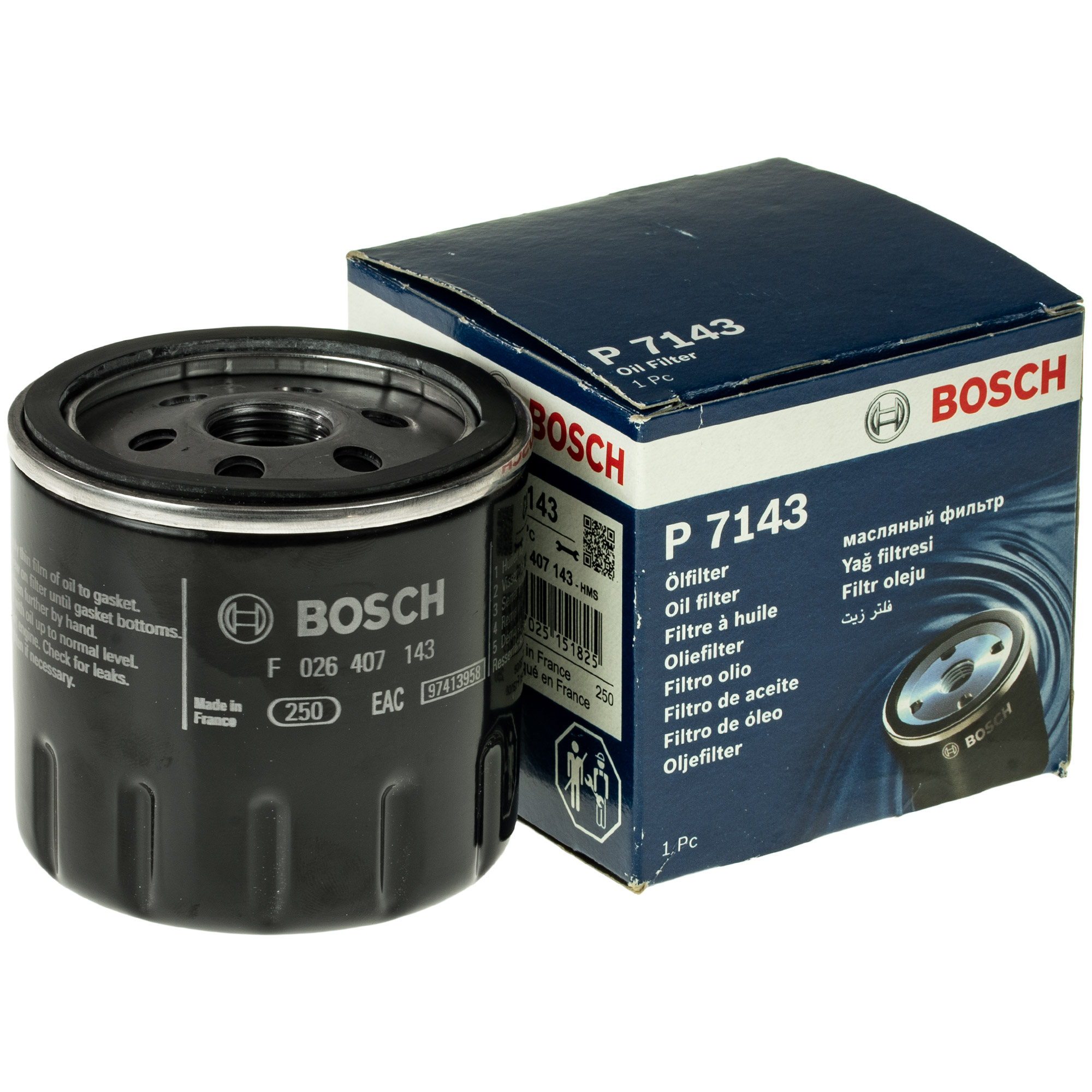 BOSCH Ölfilter Anschraubfilter für VW UP Polo Skoda Citigo Fabia III