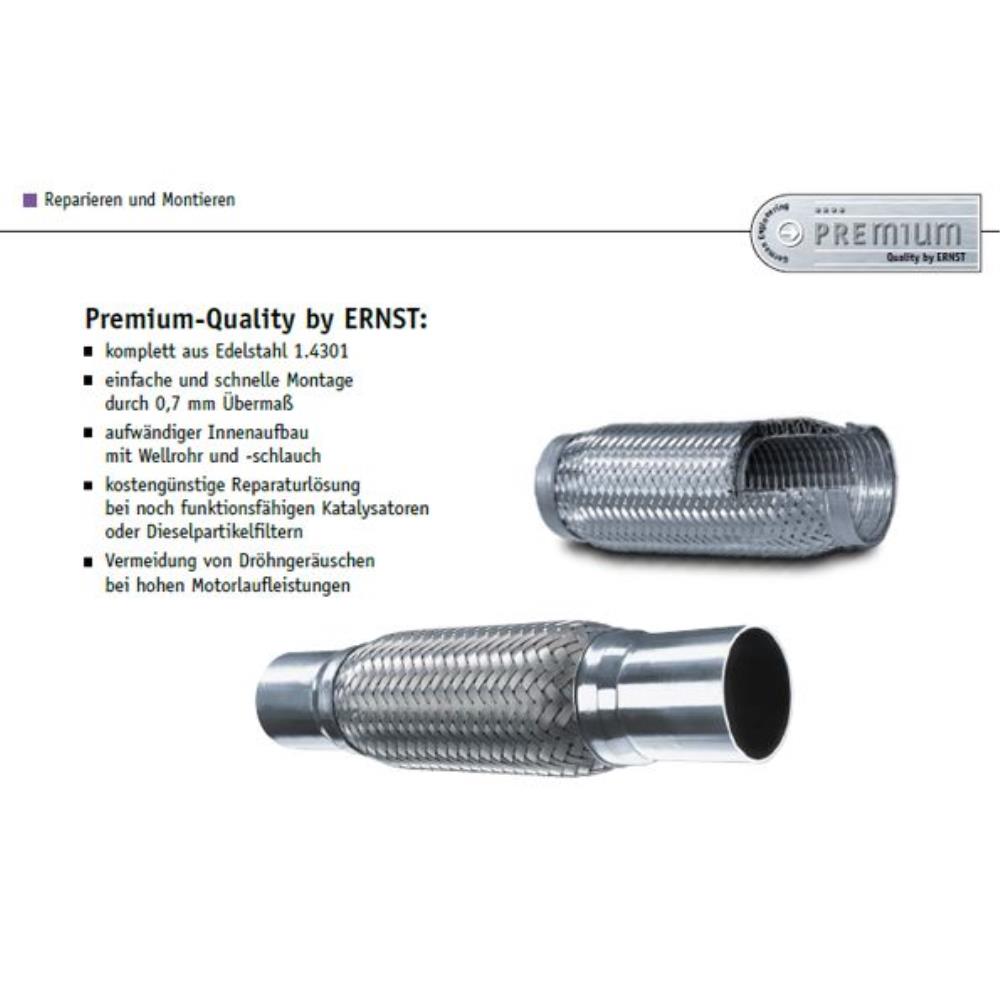 Flexrohr Abgasanlage 460125 für BMW 3er Cabriolet E93