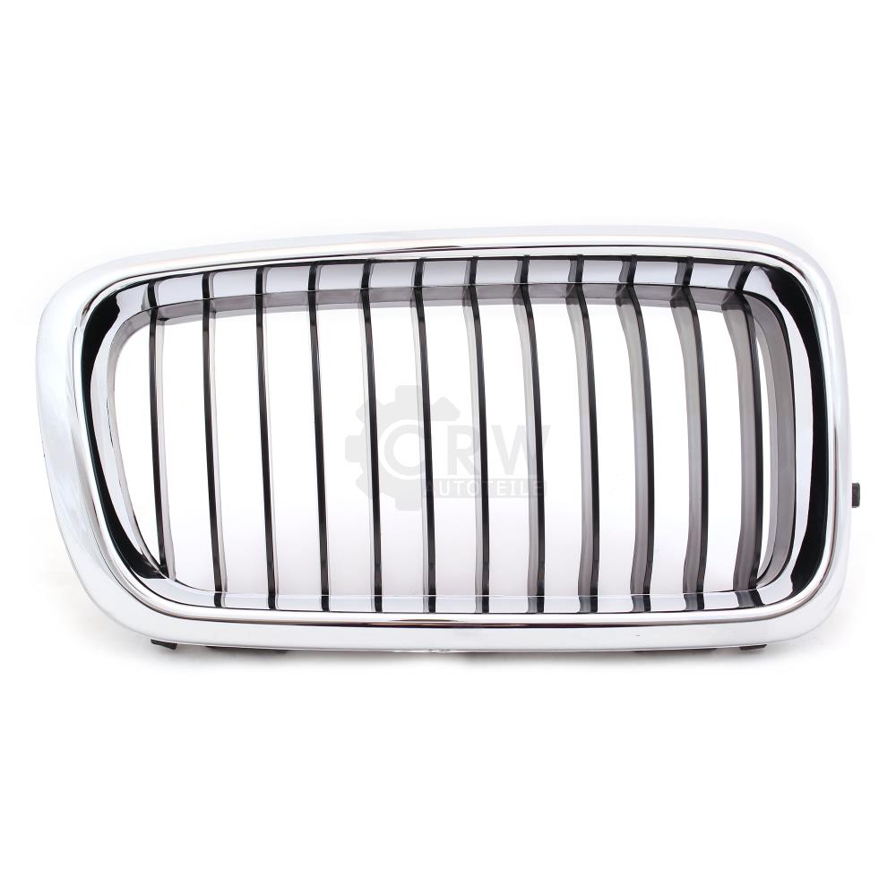 Grill Kühlergrill rechts für BMW 7er E38 Bj. 98-01 chrom-schwarz 1023748