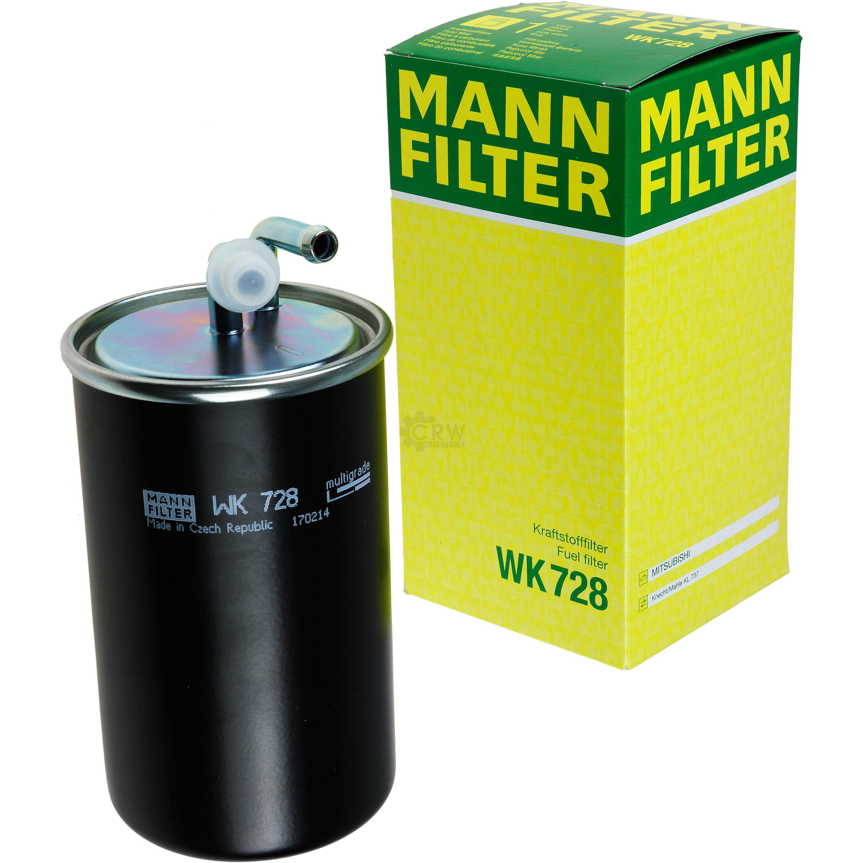 MANN-FILTER Kraftstofffilter für Mitsubishi Outlander II CW_W 2.0 DI-D Grandis