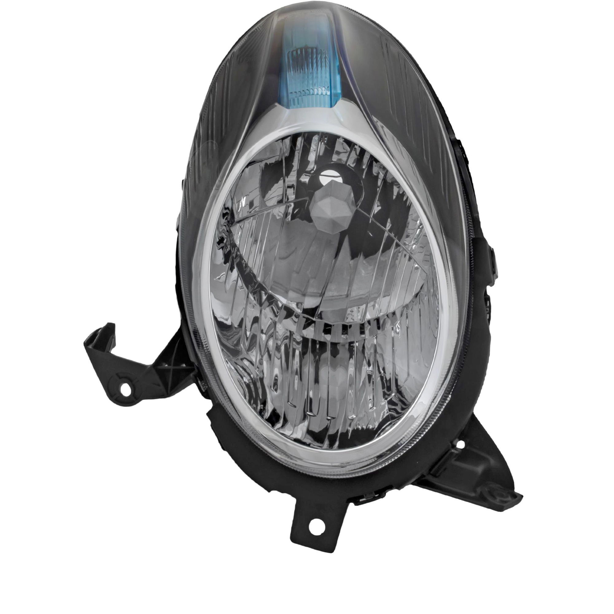 Halogen Scheinwerfer Set für Nissan Micra K12 09.07-> H4 ohne Motor inkl. Lampen