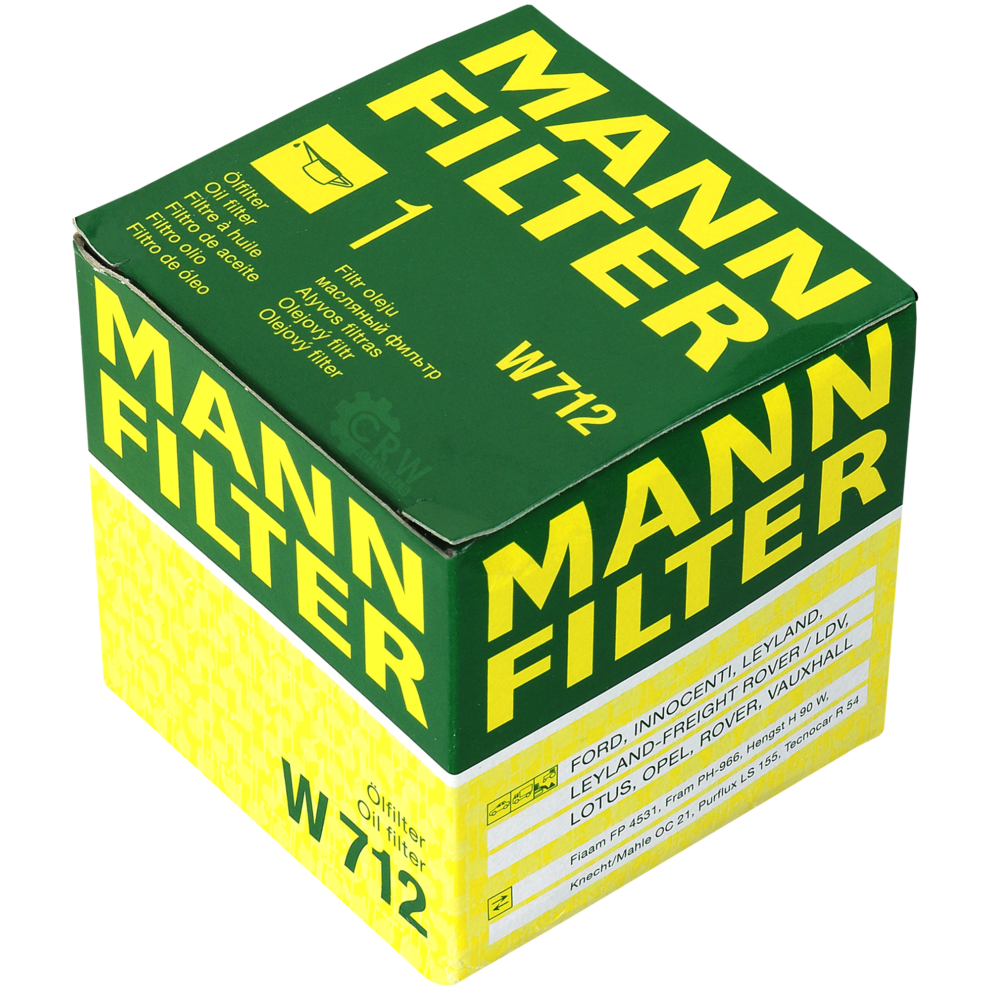 MANN-FILTER Ölfilter W 712 Oil Filter