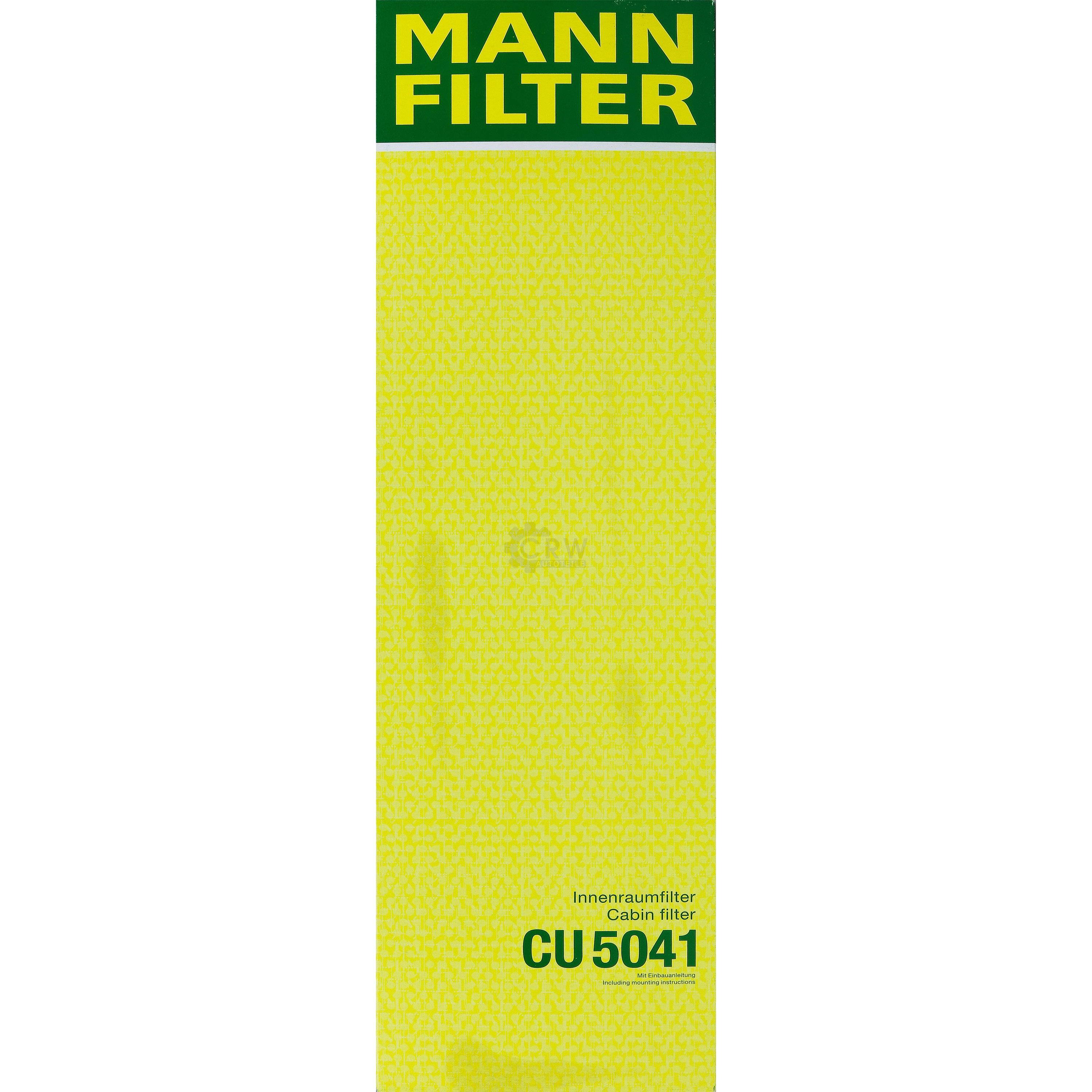 MANN-FILTER Innenraumfilter Pollenfilter CU 5041