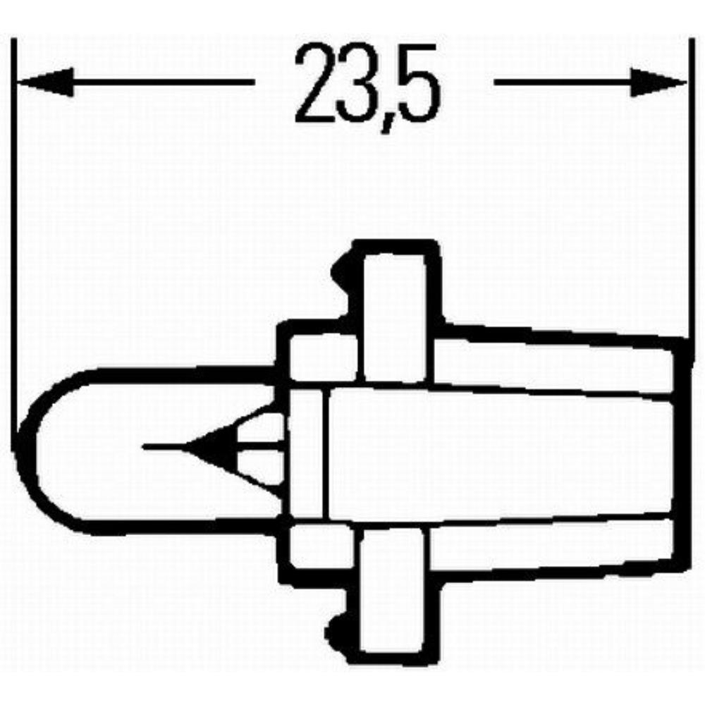 HELLA 8GA 007 997-001 Glühlampe, Instrumentenbeleuchtung