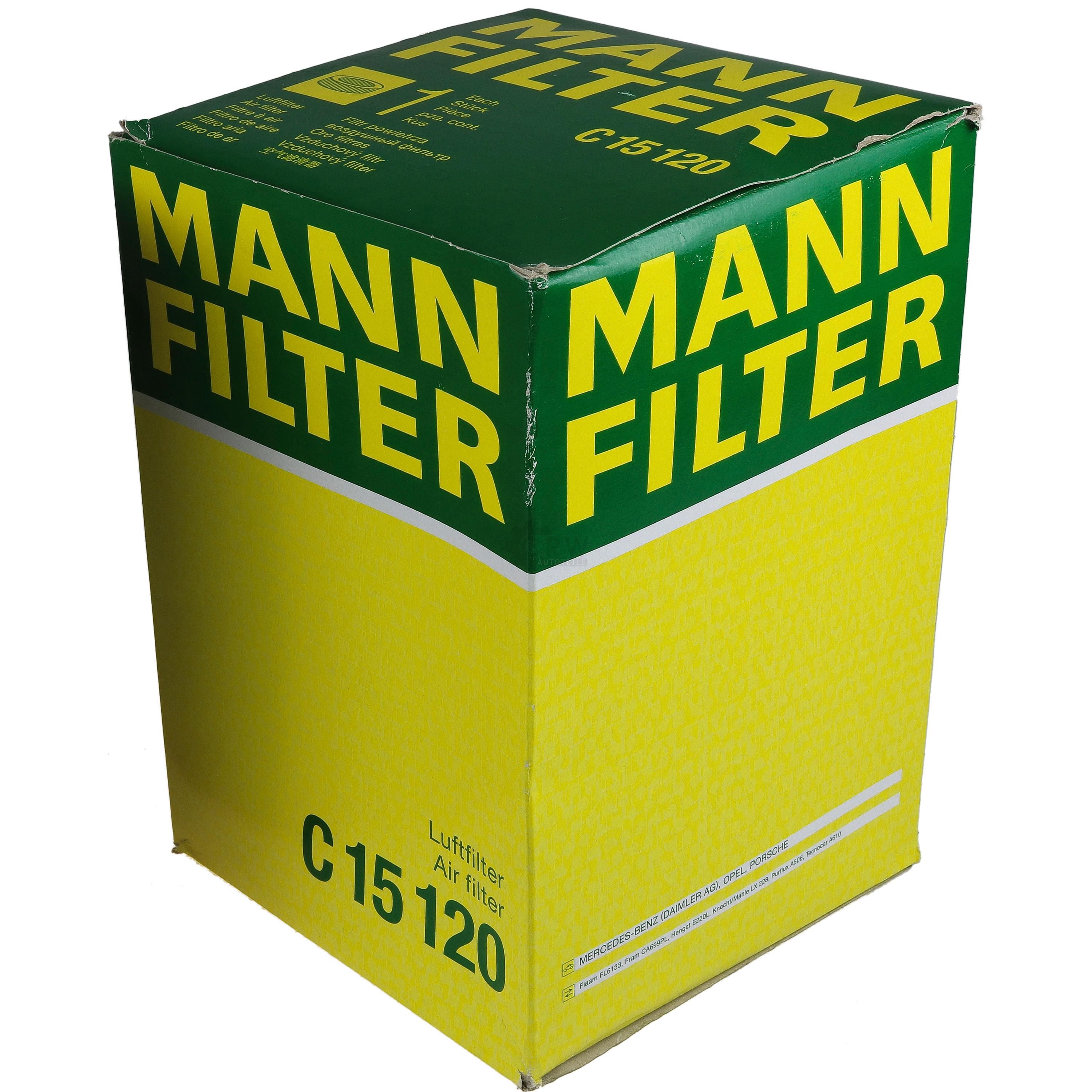 MANN-FILTER Luftfilter für Mercedes-Benz SL R107 280 Pagode W113 230 W108 W109