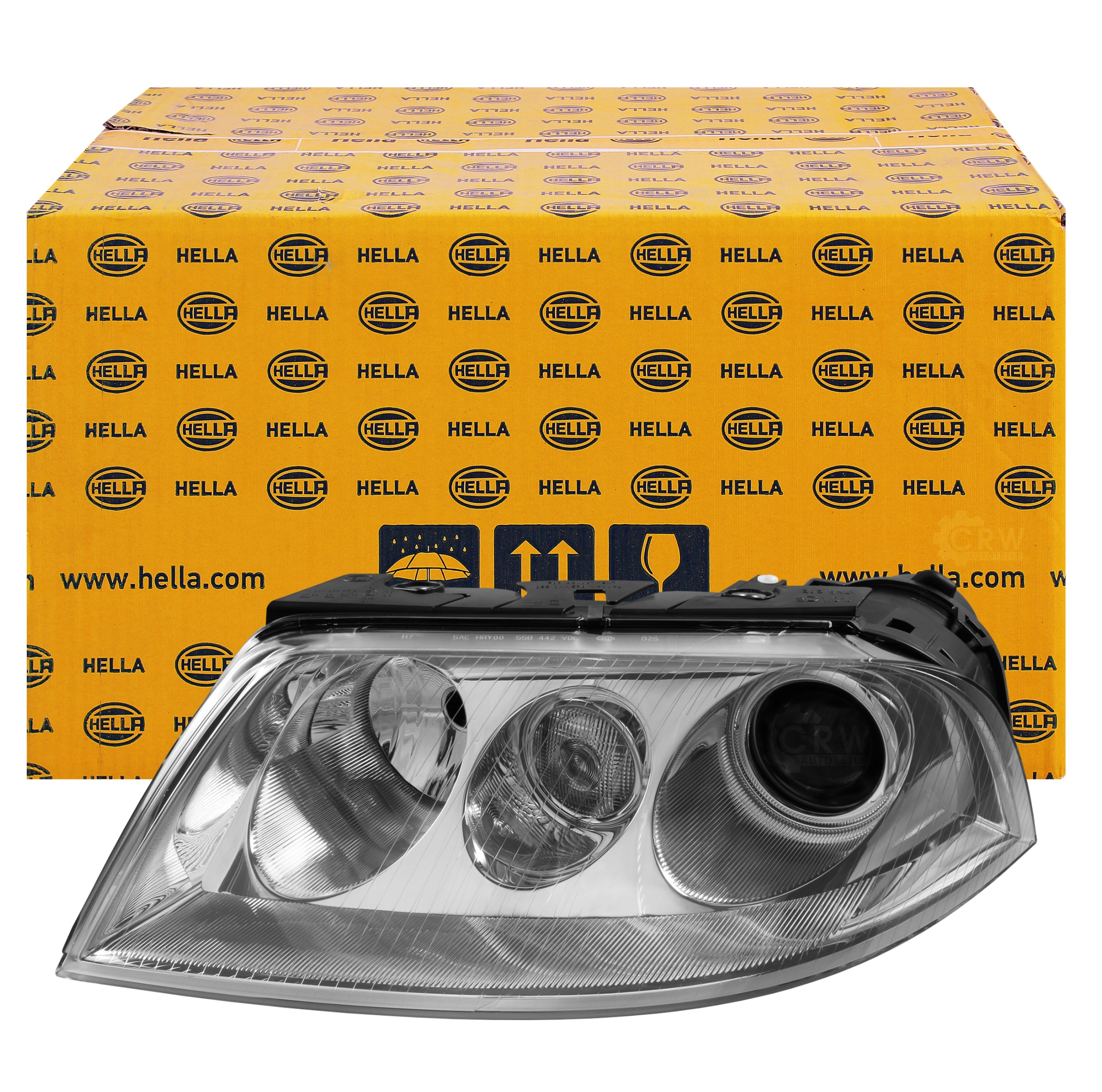 Hella Bi Xenon Scheinwerfer links für VW Passat 3BG Bj. 00-05 D2S+H7+Motor