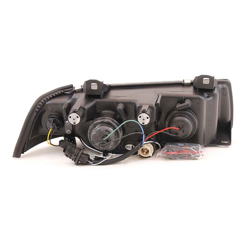 Set Scheinwerfer für BMW 3er E36 92-98 Coupe/Cabrio klar CCFL Angel Eyes Sonar