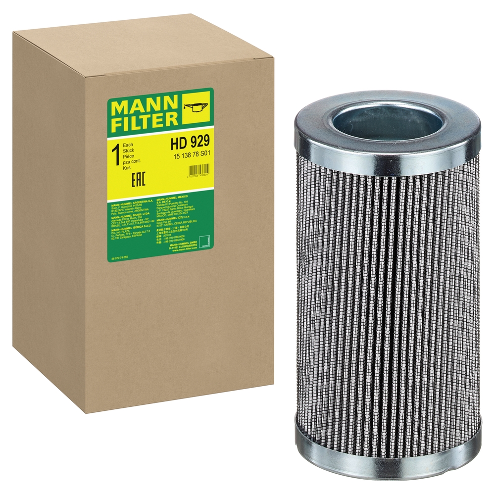 MANN-FILTER HD 929 Filter Arbeitshydraulik