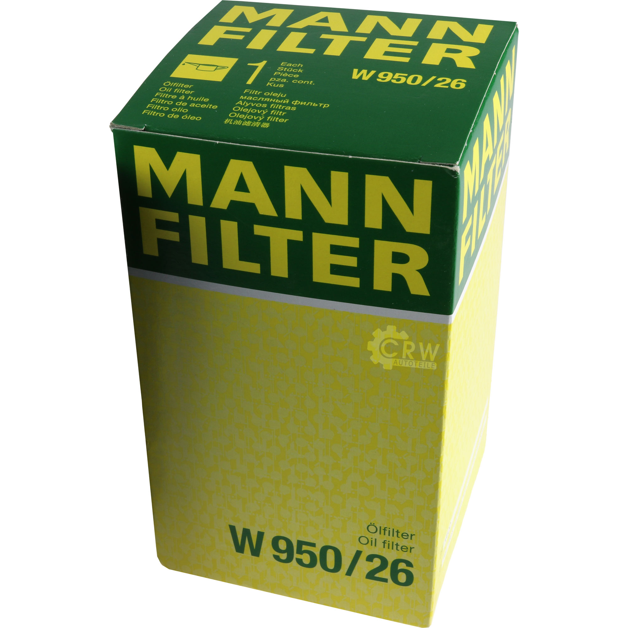 MANN-FILTER Ölfilter Oelfilter W 950/26 Oil Filter