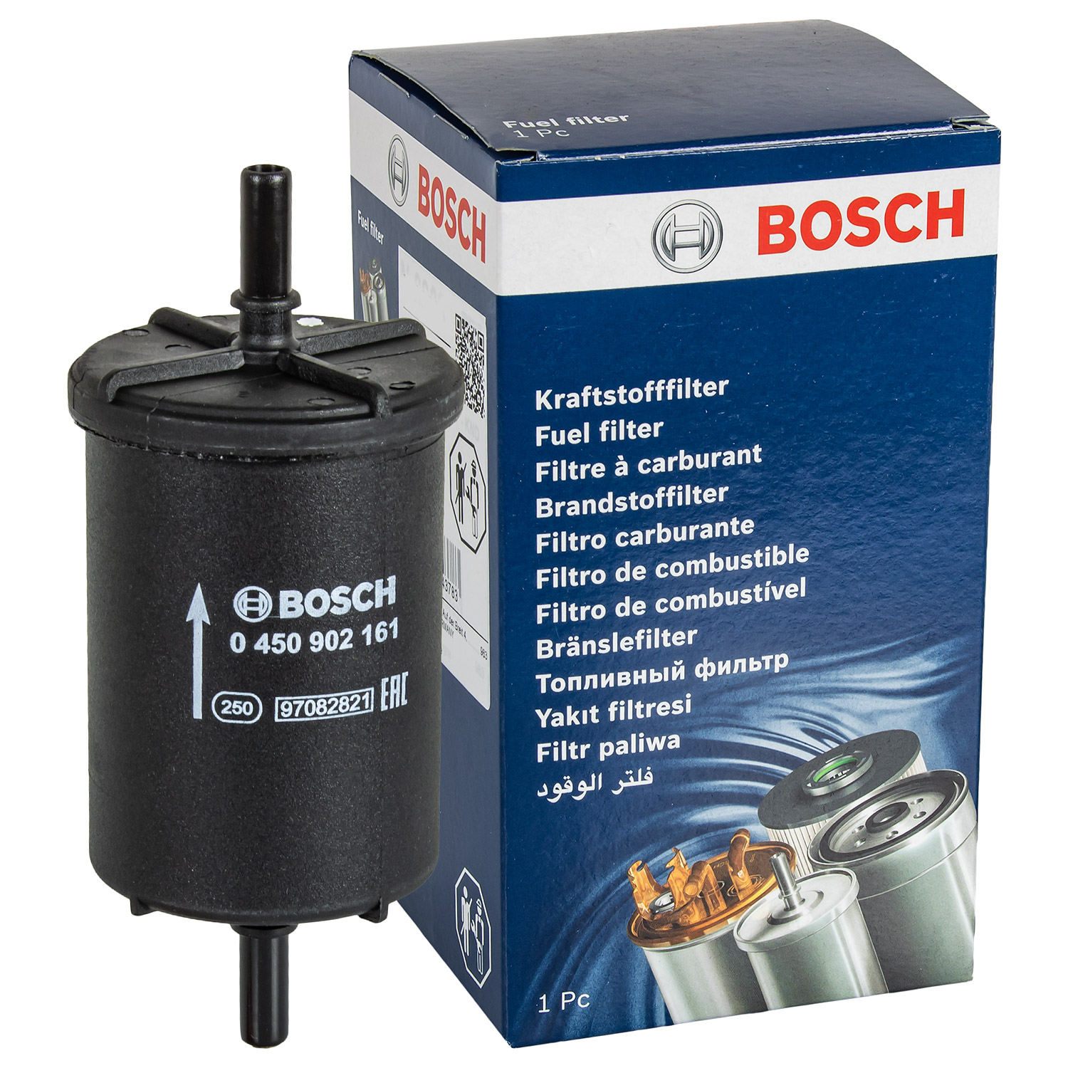 BOSCH Kraftstofffilter für Renault Clio III Citroën Berlingo Kasten Peugeot 206