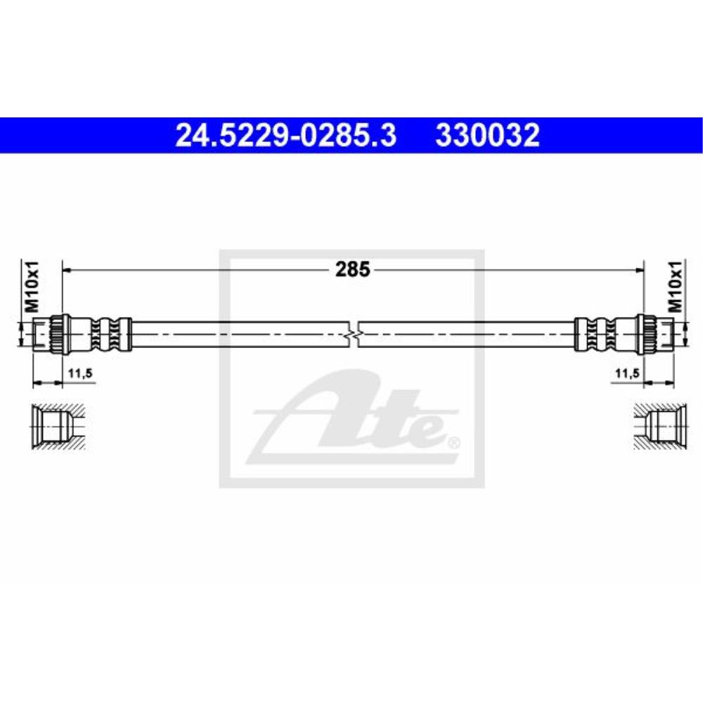 ATE 24.5229-0285.3 Bremsschlauch