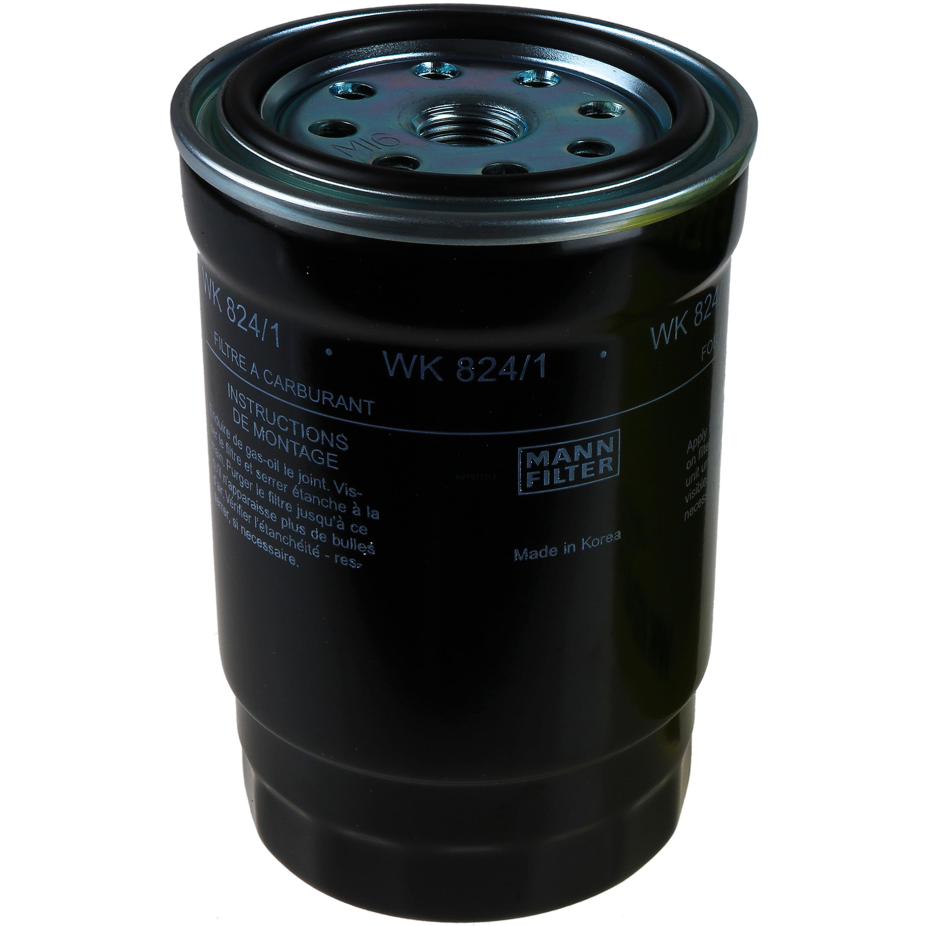 MANN-FILTER Kraftstofffilter WK 824/1 Fuel Filter
