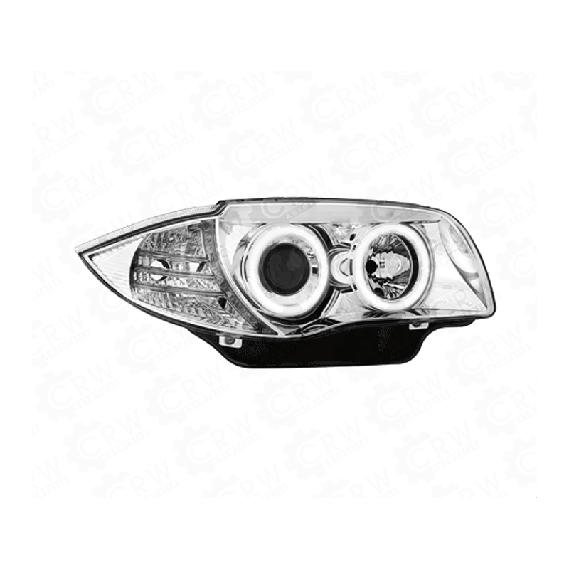 2 x Scheinwerfer für BMW 1er E87/81 04-09 Angel Eyes 1017588