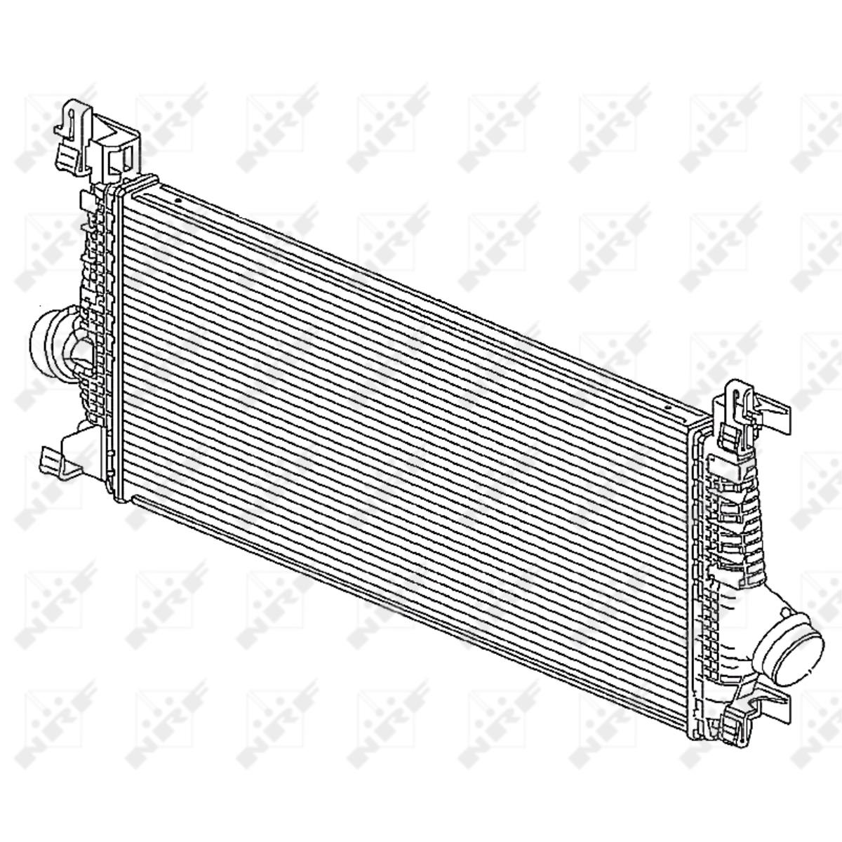 Ladeluftkühler luftgekühlt für Chevrolet Cruze Station Wagon Schrägheck