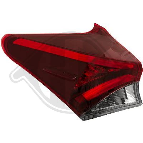 DIEDERICHS Heckleuchte links für Toyota Auris _E18_ 1.8 Hybrid 1.6 1.3 1.4 D-4D