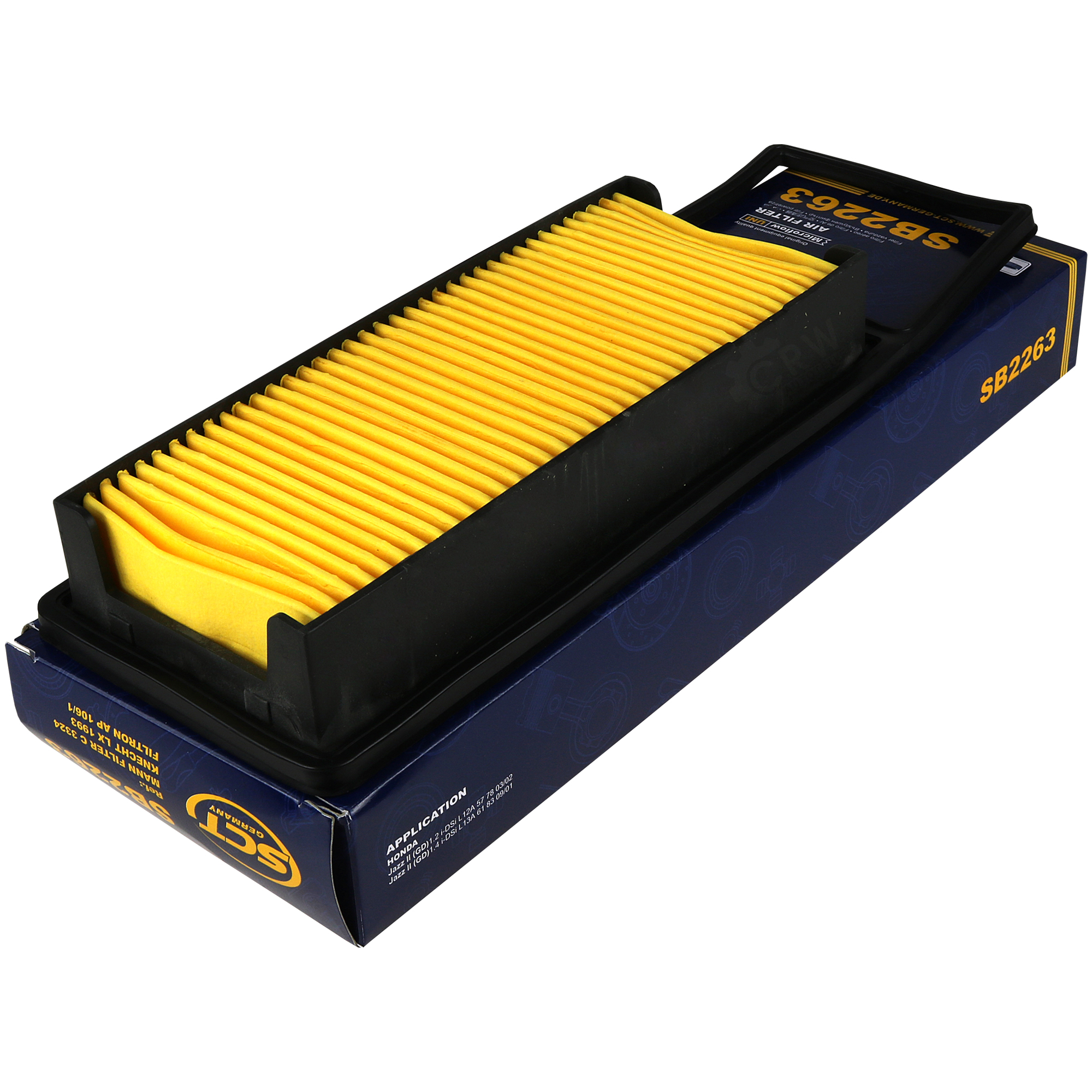 Luftfilter SB 2263 für Honda Jazz II GD GD_ GE3 GE2