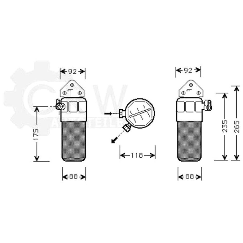 Trockner Klimaanlage Klimatrockner für Audi A6 Allroad Avant 4B C5 4BH