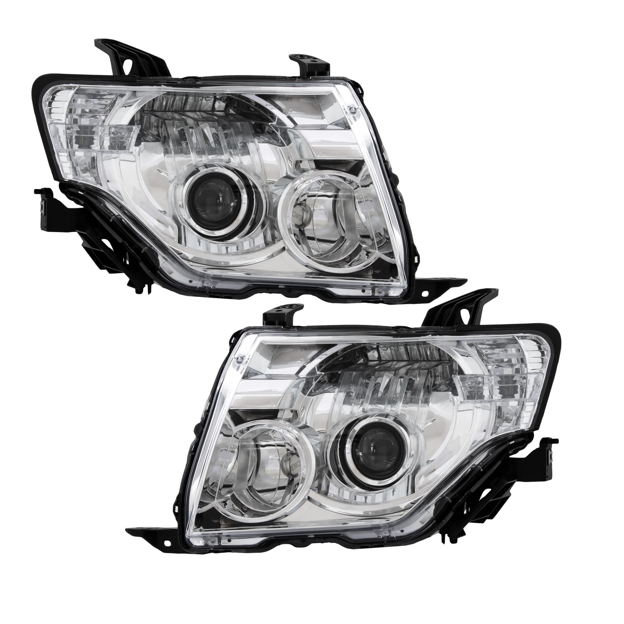 Scheinwerfer Set für Mitsubishi Pajero Typ V80 Bj. 07->> H9+H11 6IX