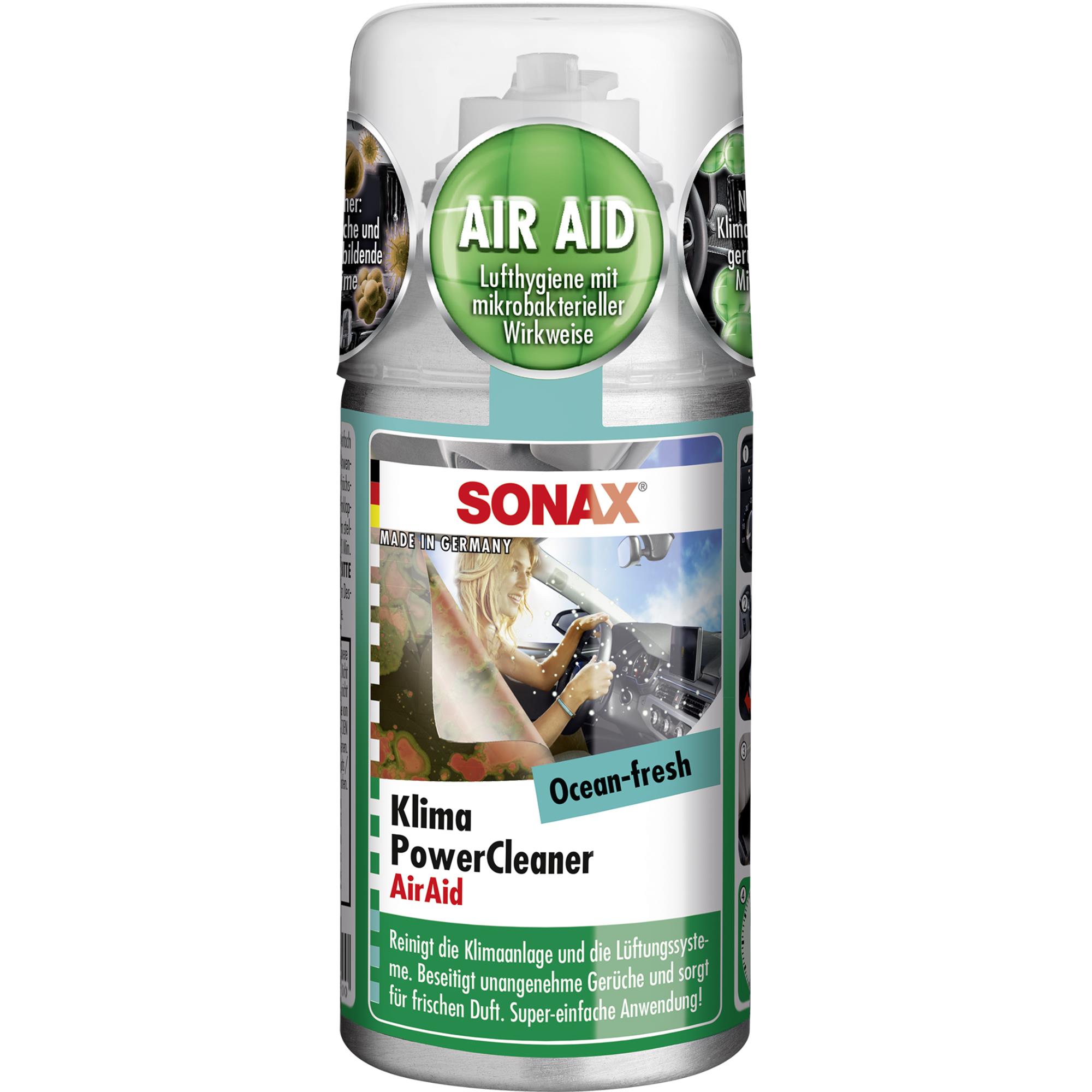 SONAX KlimaPowerCleaner AirAid Ocean-fresh Klimaanlagenreiniger 100 ml