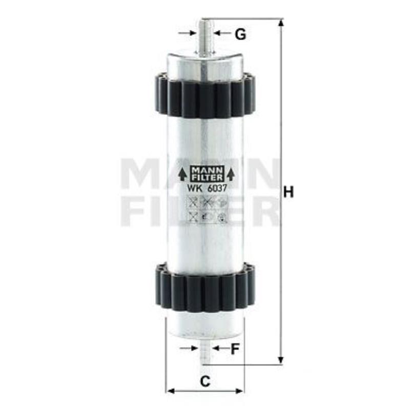 MANN-FILTER Kraftstofffilter Filter Leitungsfilter für Audi A6 Avant