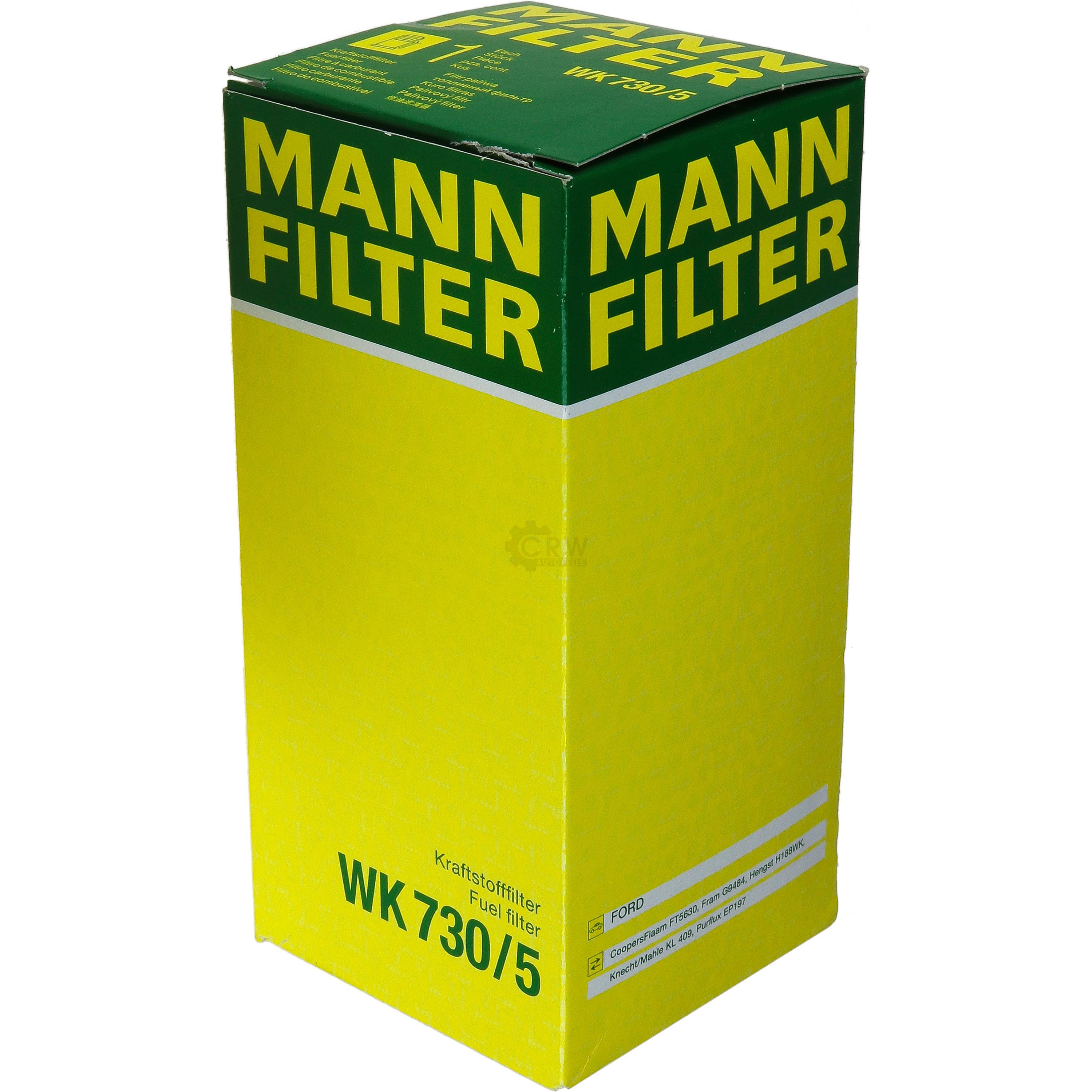 MANN-FILTER Kraftstofffilter WK 730/5 Fuel Filter