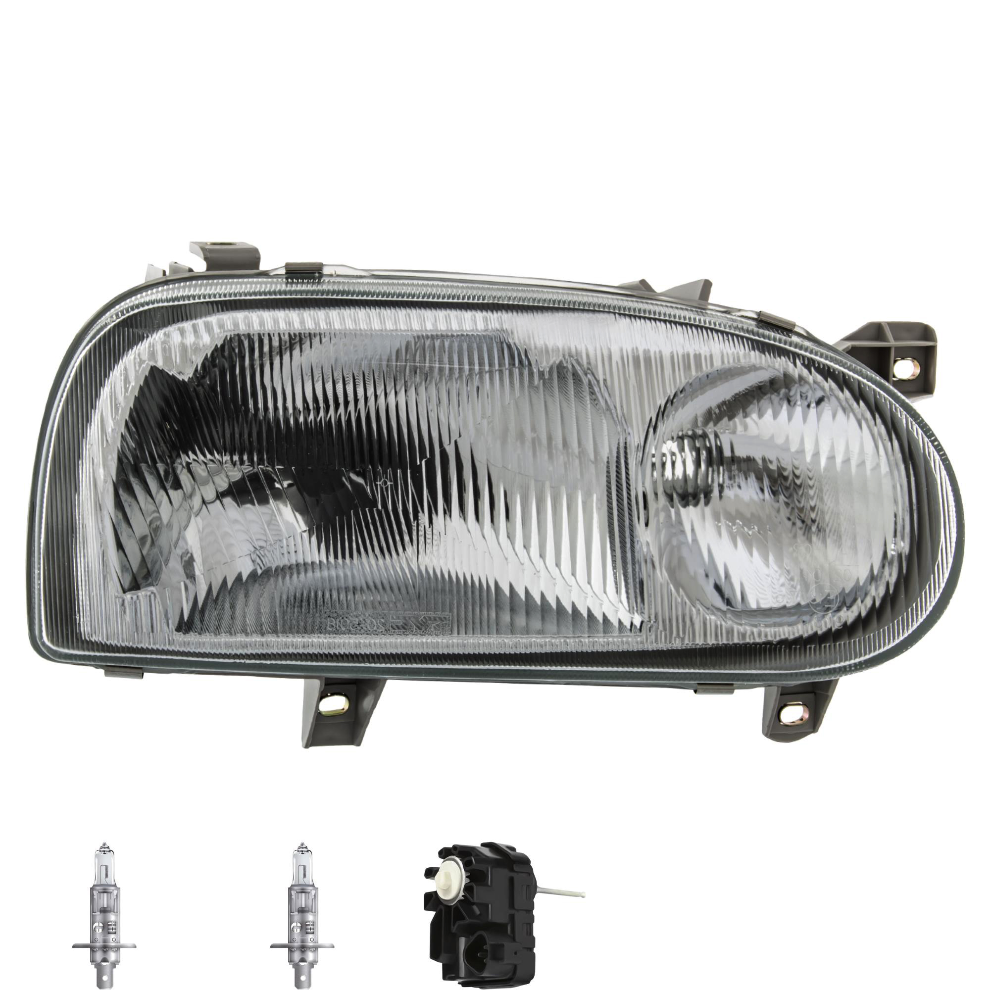 Scheinwerfer rechts für VW Golf III 3 1H 91-97 inkl. OSRAM Lampen Motor