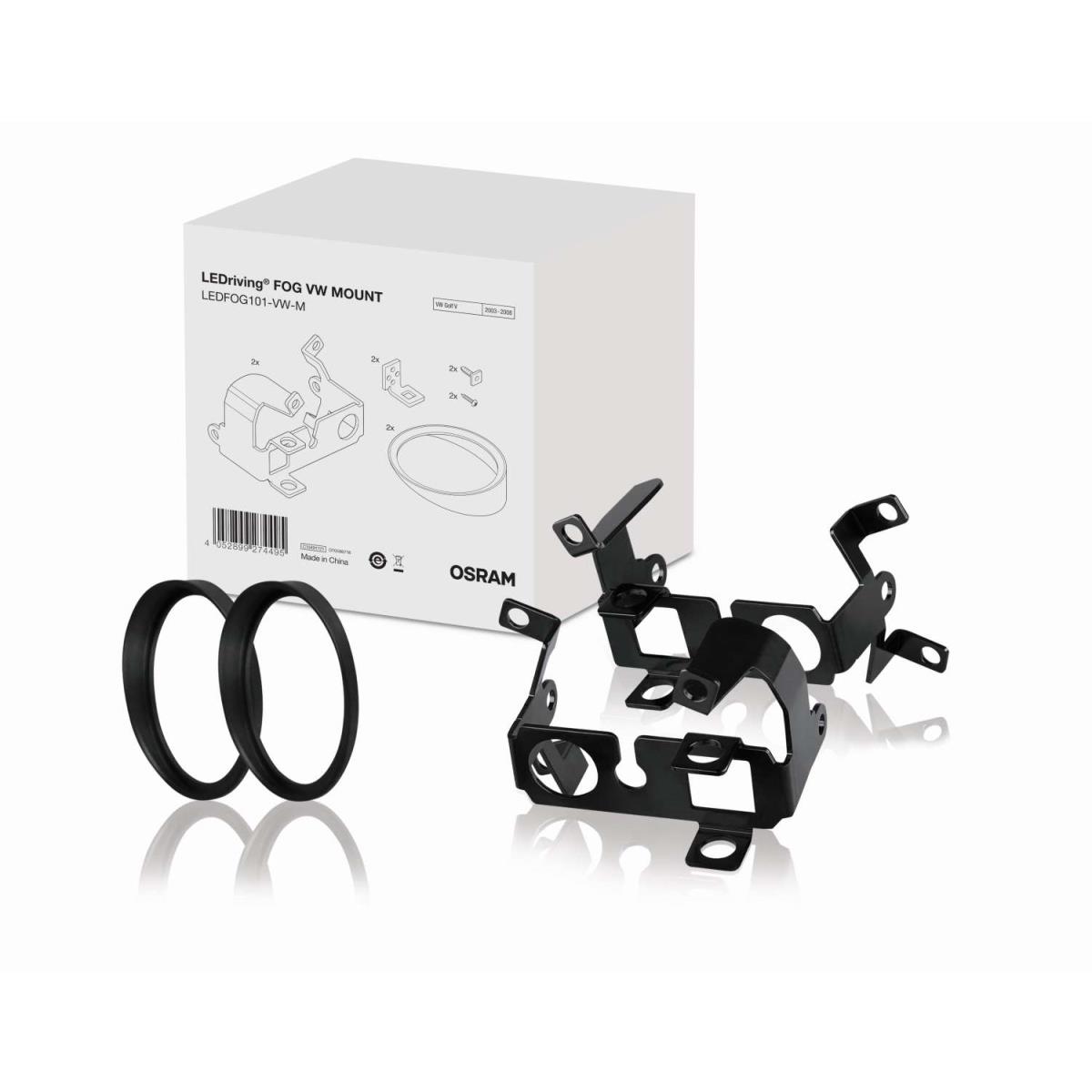 OSRAM Set LEDriving FOG VW MOUNT Halterung für VW Golf V, V Plus, V Kombi