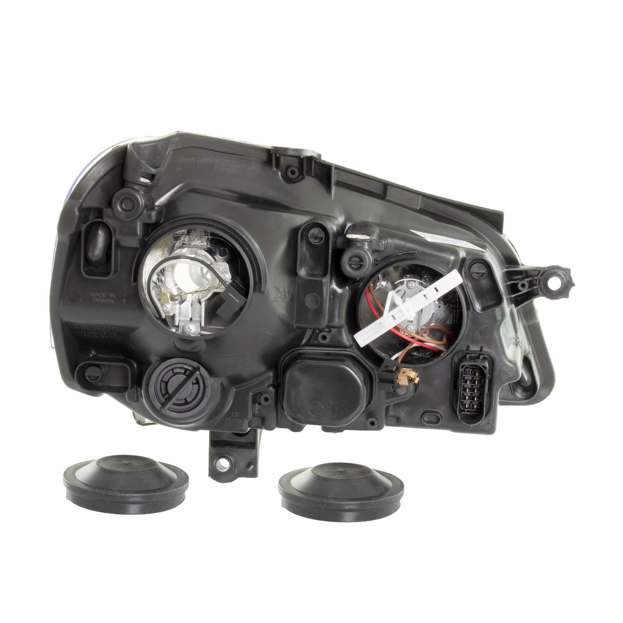 Halogen Scheinwerfer links für VW POLO 02 9N Bj. 04/05- H7/H1 mit Motor 1012361