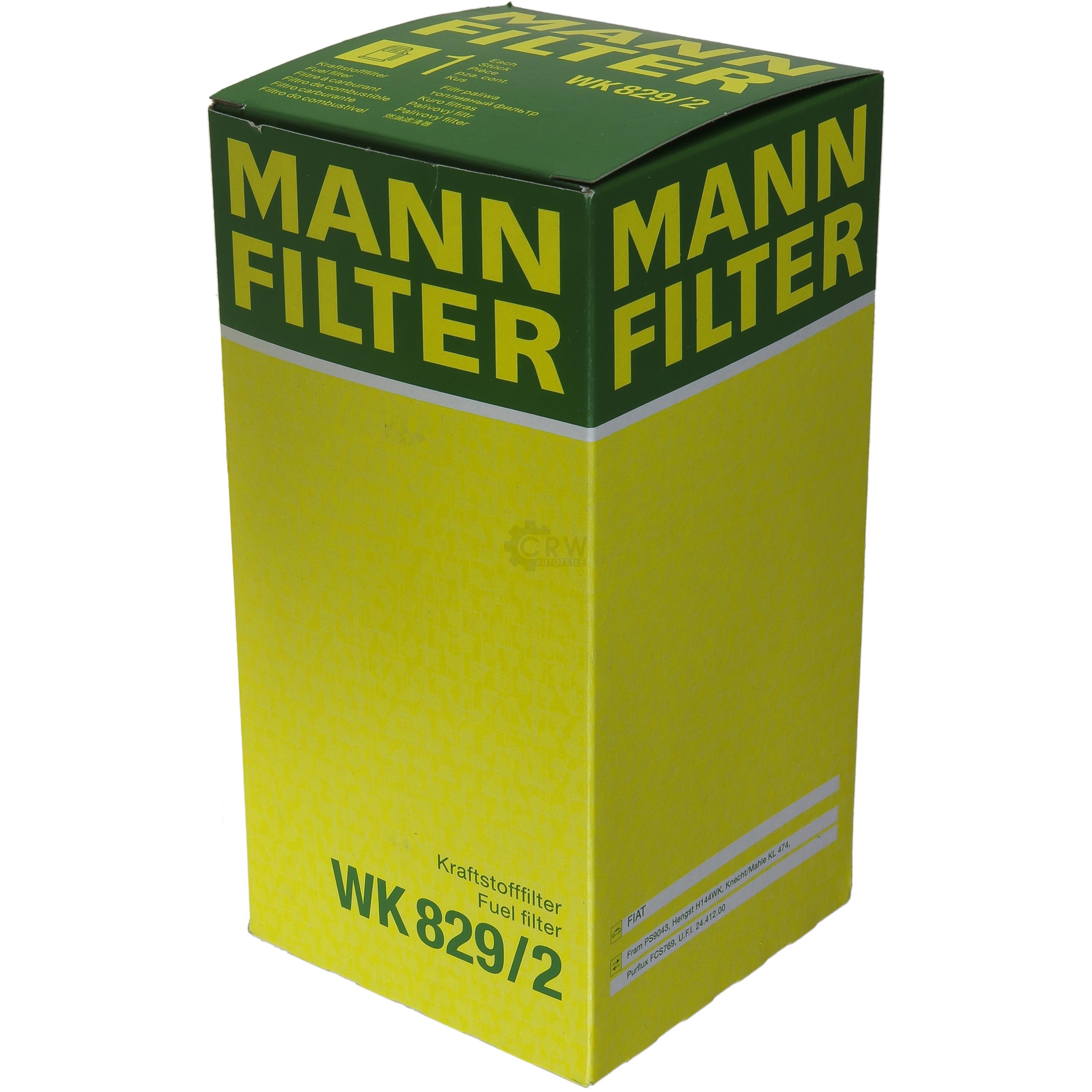 MANN-FILTER Kraftstofffilter WK 829/2 Fuel Filter
