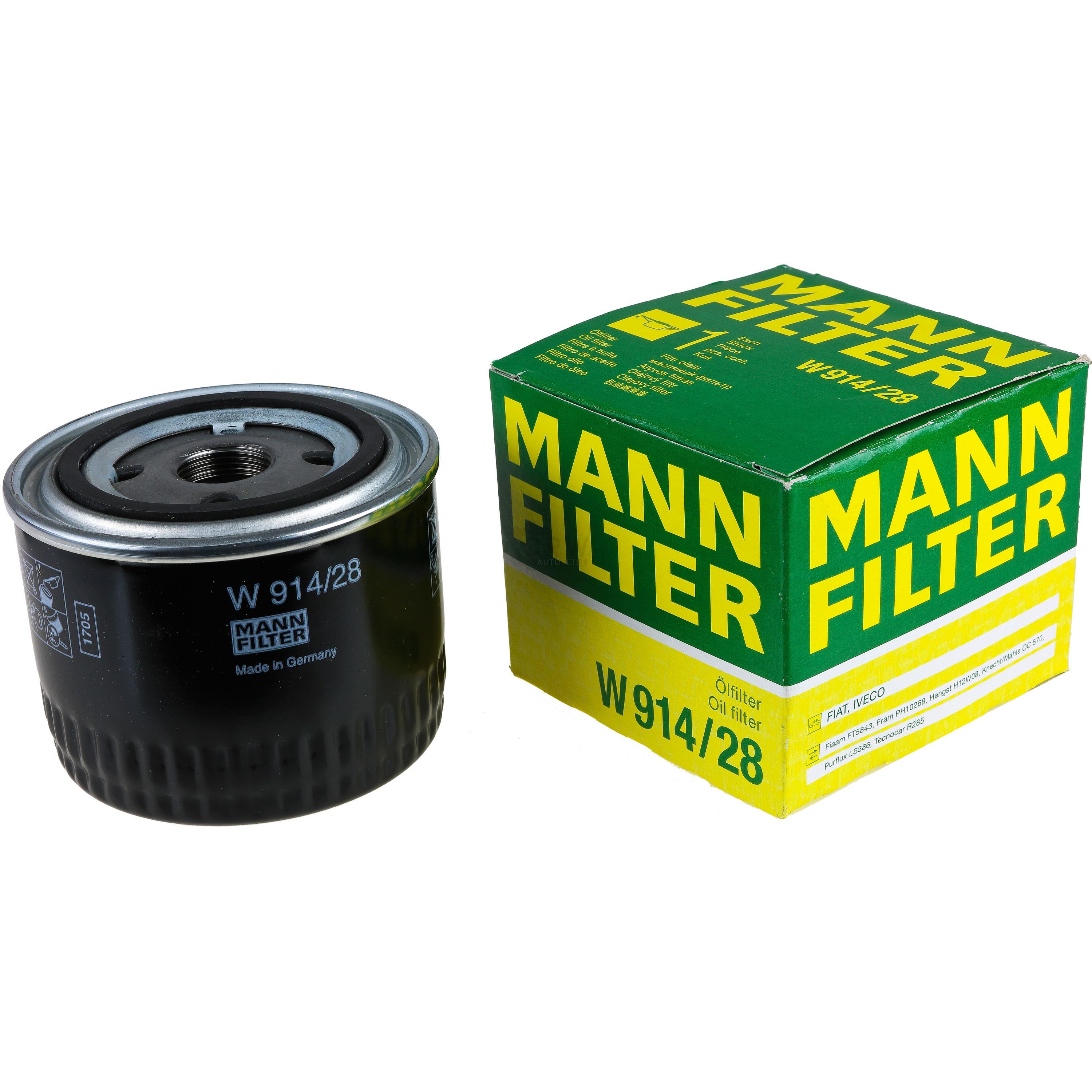 MANN Ölfilter W 914/28 Oil Filter