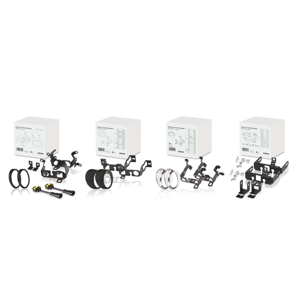 OSRAM Set LEDriving FOG VW MOUNT Halterung für VW Golf V, V Plus, V Kombi