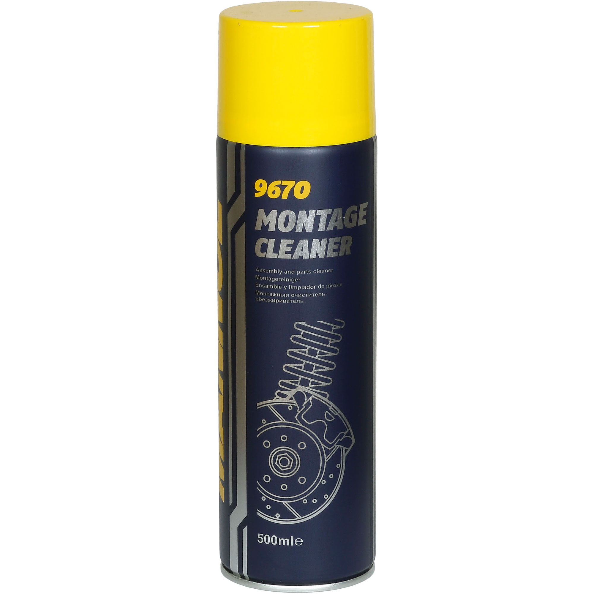 MANNOL 9670 Montage Cleaner 500ml Bremsenreiniger Entfetter Spray