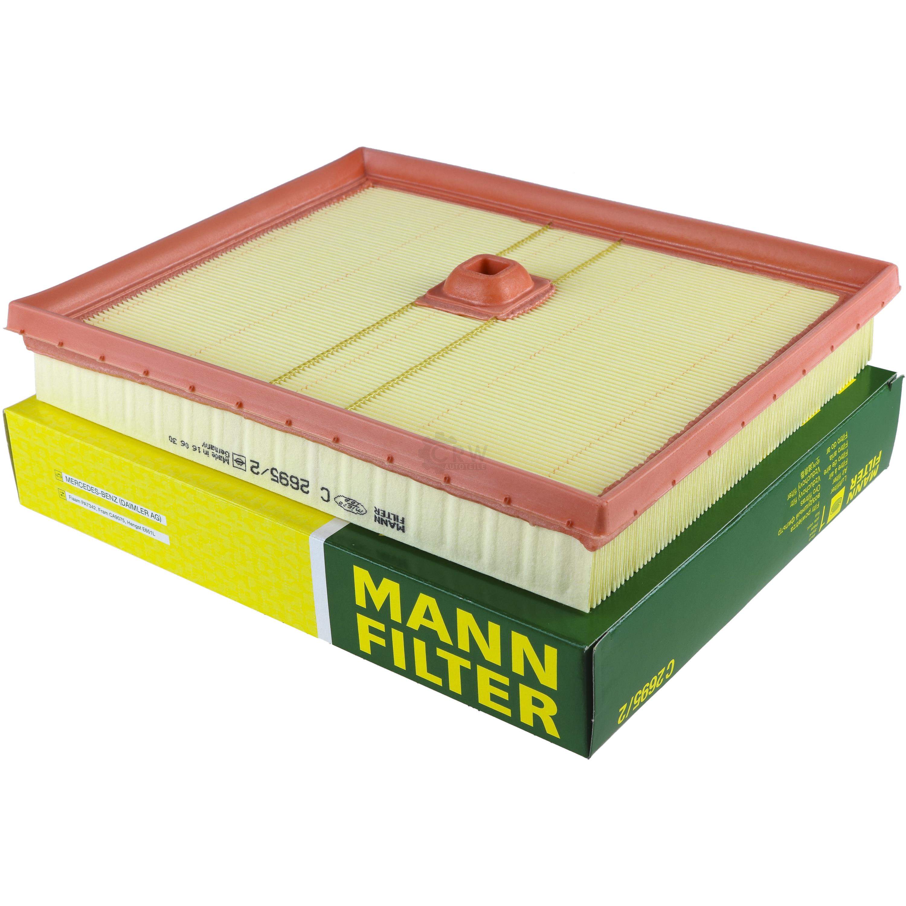 MANN-FILTER Luftfilter für Mercedes-Benz S-Klasse Coupe C215 CL 600 W220