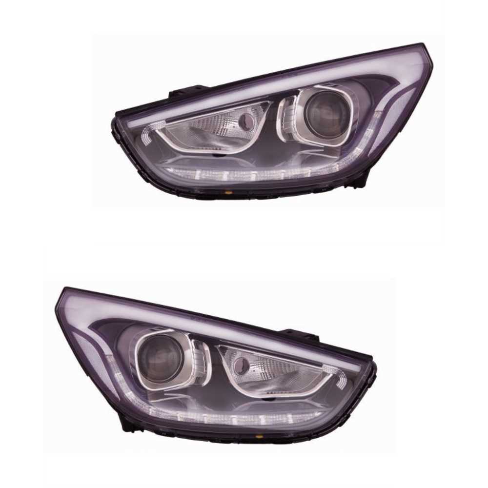 Halogen Scheinwerfer Set links & rechts Hauptscheinwerfer HIR2 für Hyundai IX35