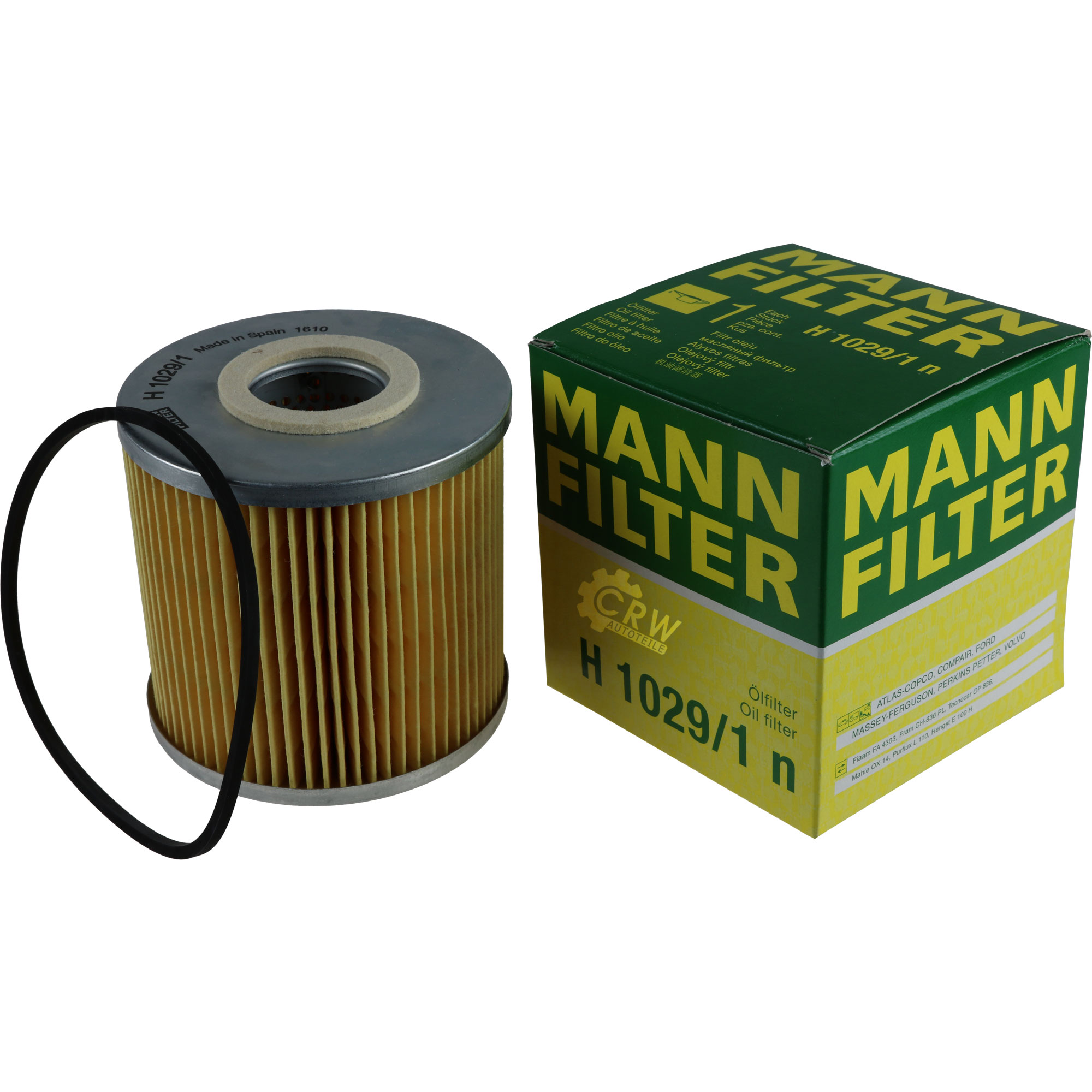 MANN-FILTER Ölfilter H 1029/1 n Oil Filter