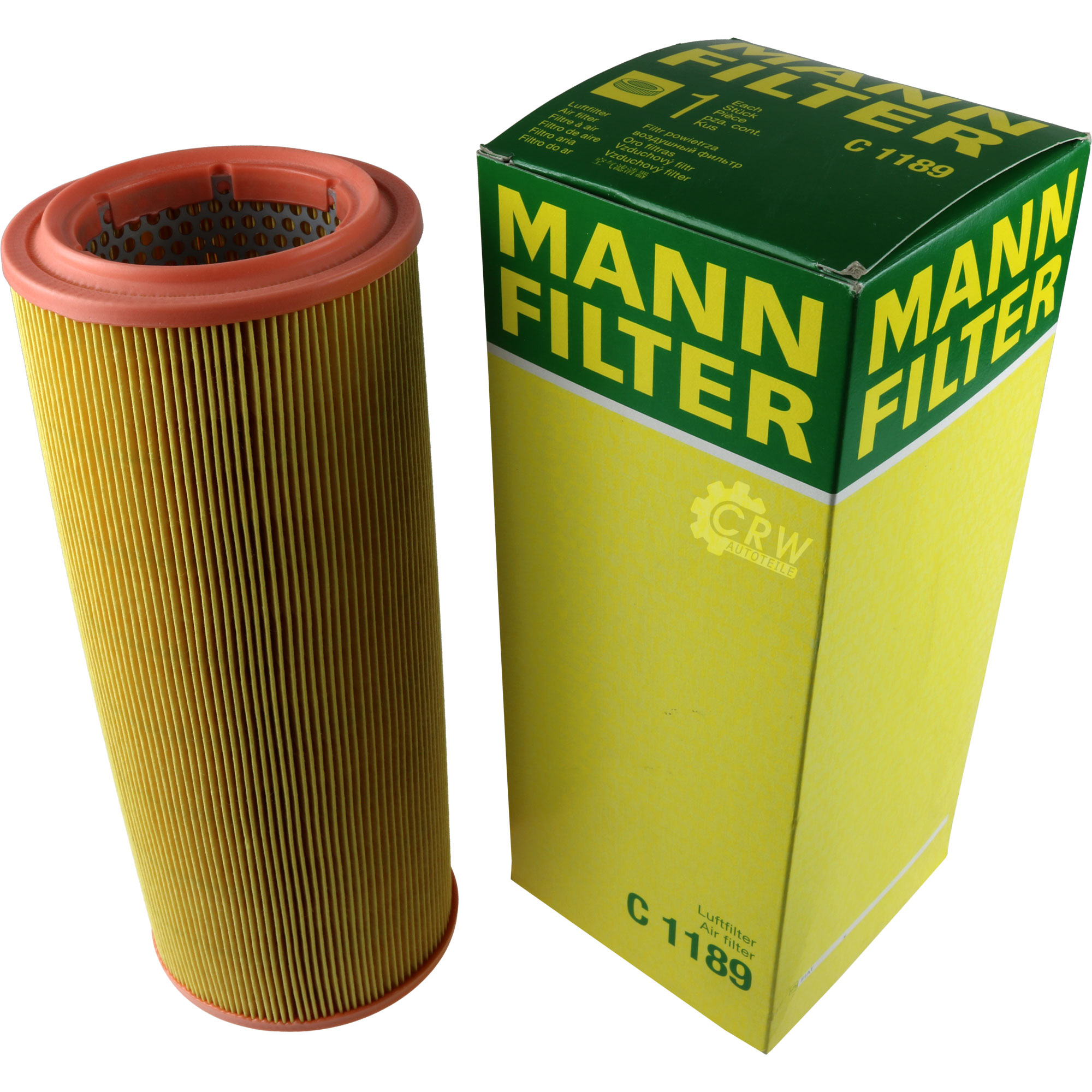 MANN-FILTER Luftfilter für Fiat Doblo Cargo 223 1.9 JTD 1.6 Natural Power 119