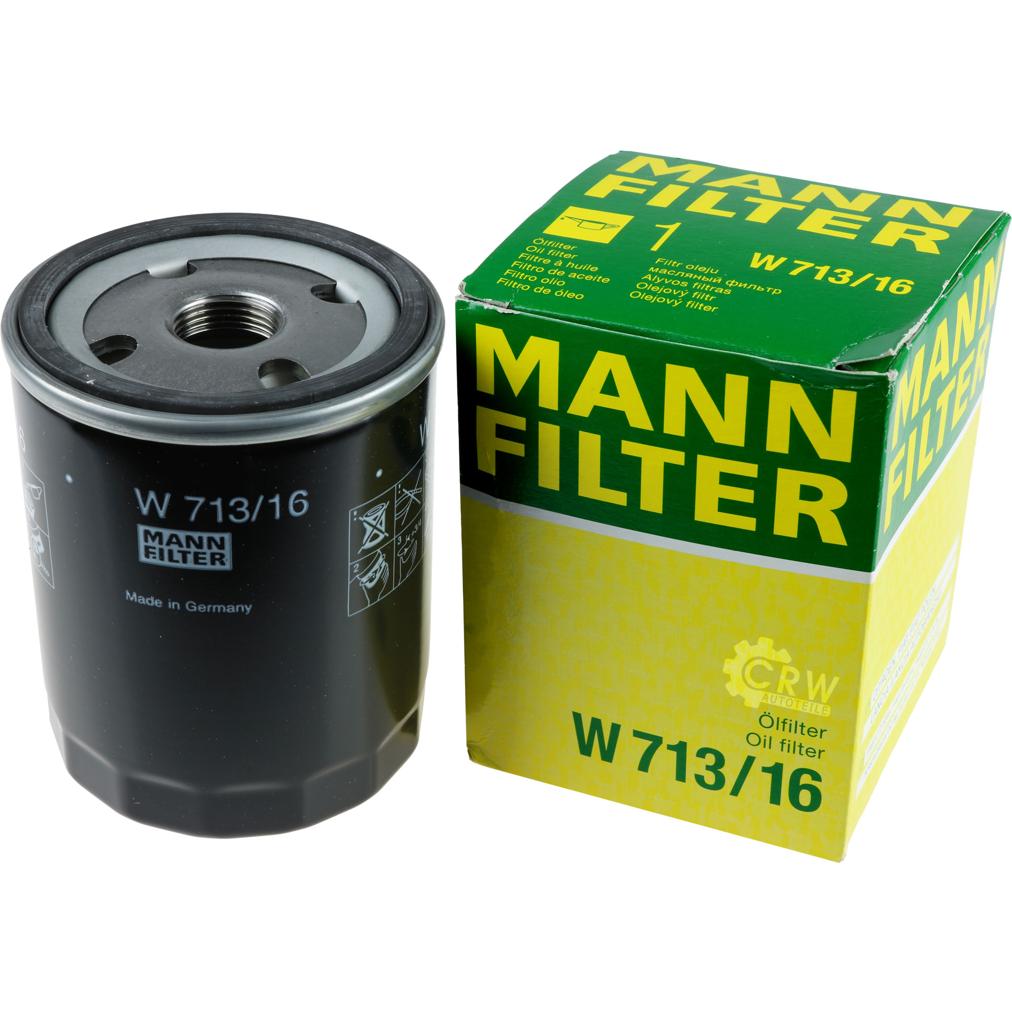 MANN-FILTER Ölfilter W 713/16 Oil Filter