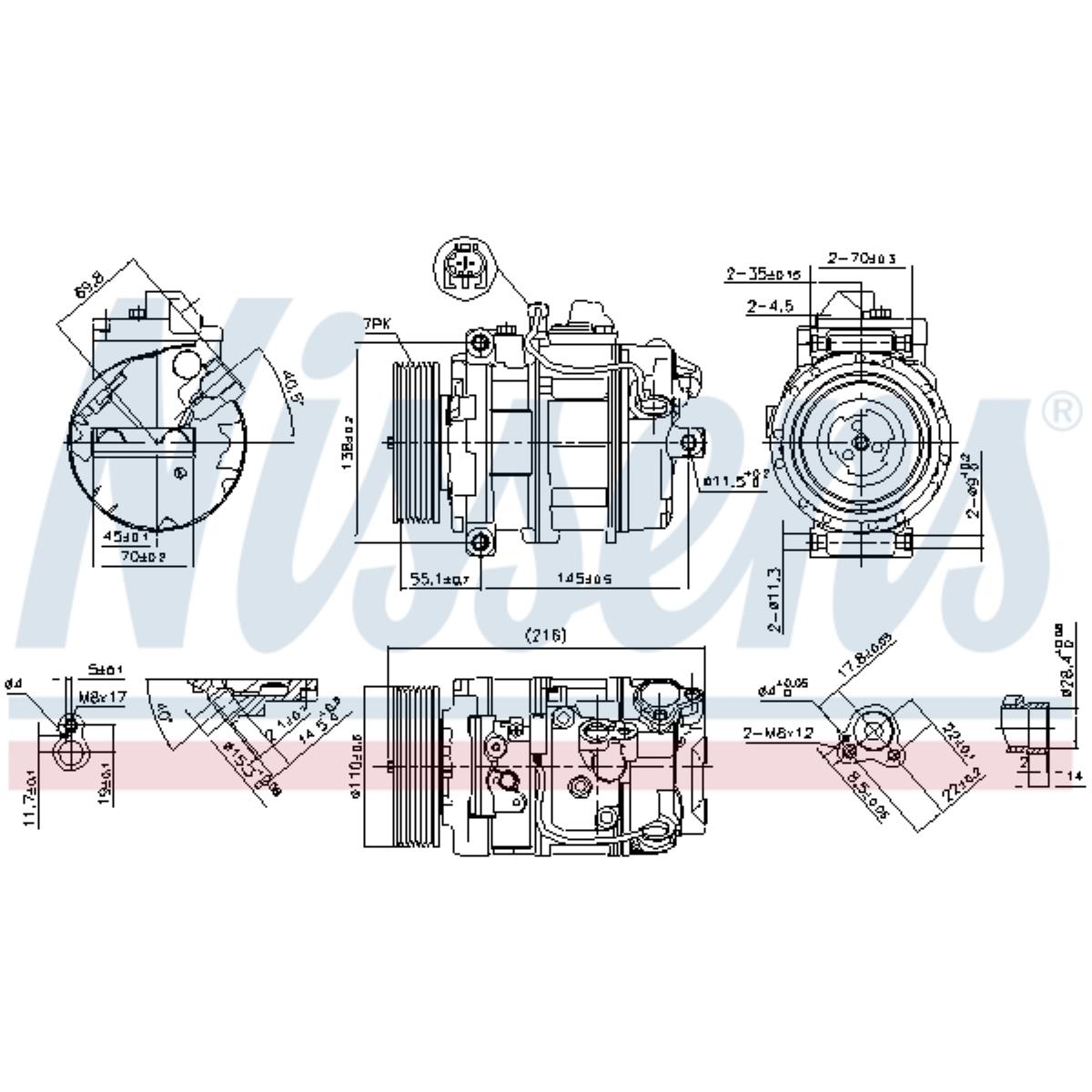 Kompressor Klimaanlage Klimakompressor passend für BMW 3er Coupe E92 E93 E89